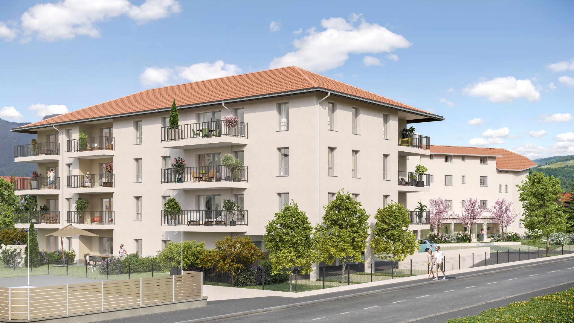 Greencity immobilier - achat appartements neufs du T2 au T3 - Résidence Le Montarly - Albertville 73200