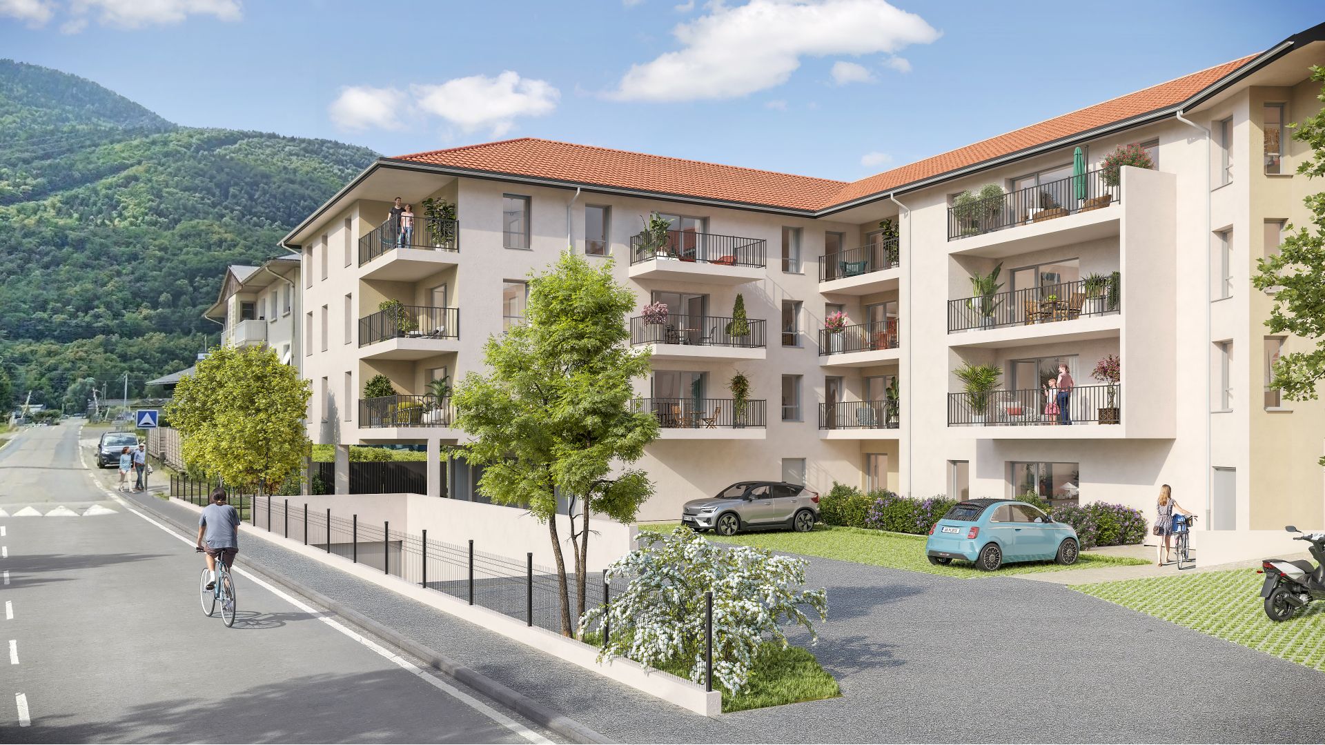 Greencity immobilier - achat appartements neufs du T2 au T3 - Résidence Le Montarly - Albertville 73200  