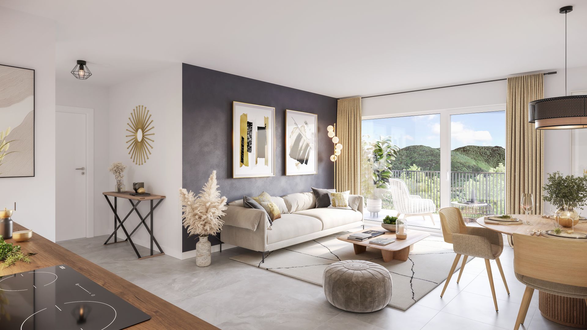 Greencity immobilier - achat appartements neufs du T2 au T3 - Résidence Le Montarly - Albertville 73200  