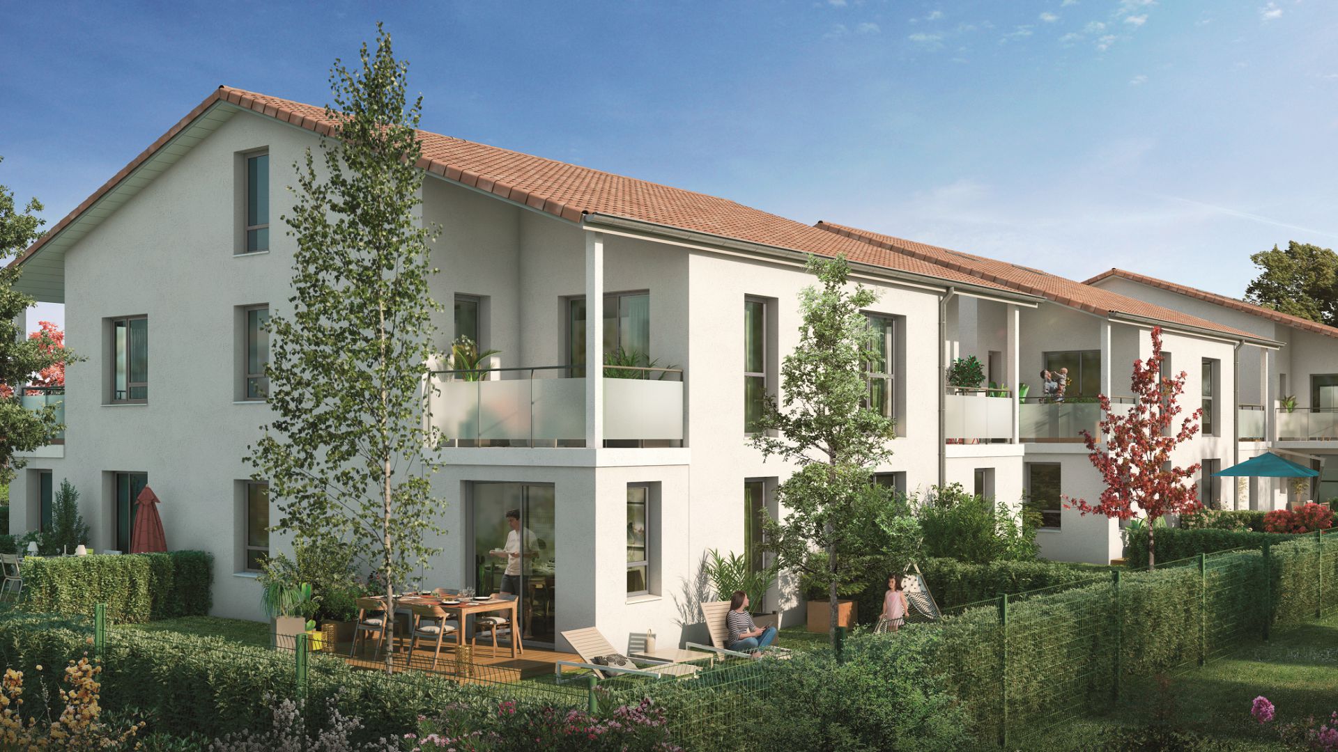 GreenCity immobilier - Toulouse Saint-Simon - 31100 - Résidence Le Montgomery - appartement neuf du T2 au T4 Duplex 