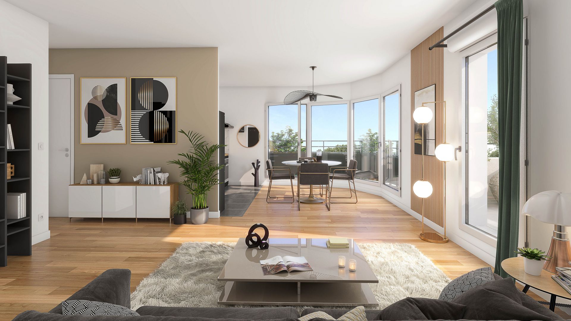 Greencity immobilier - achat appartements neufs du T1 au T4 - Résidence Le Panoramic - Champigny-sur-Marne 94500  