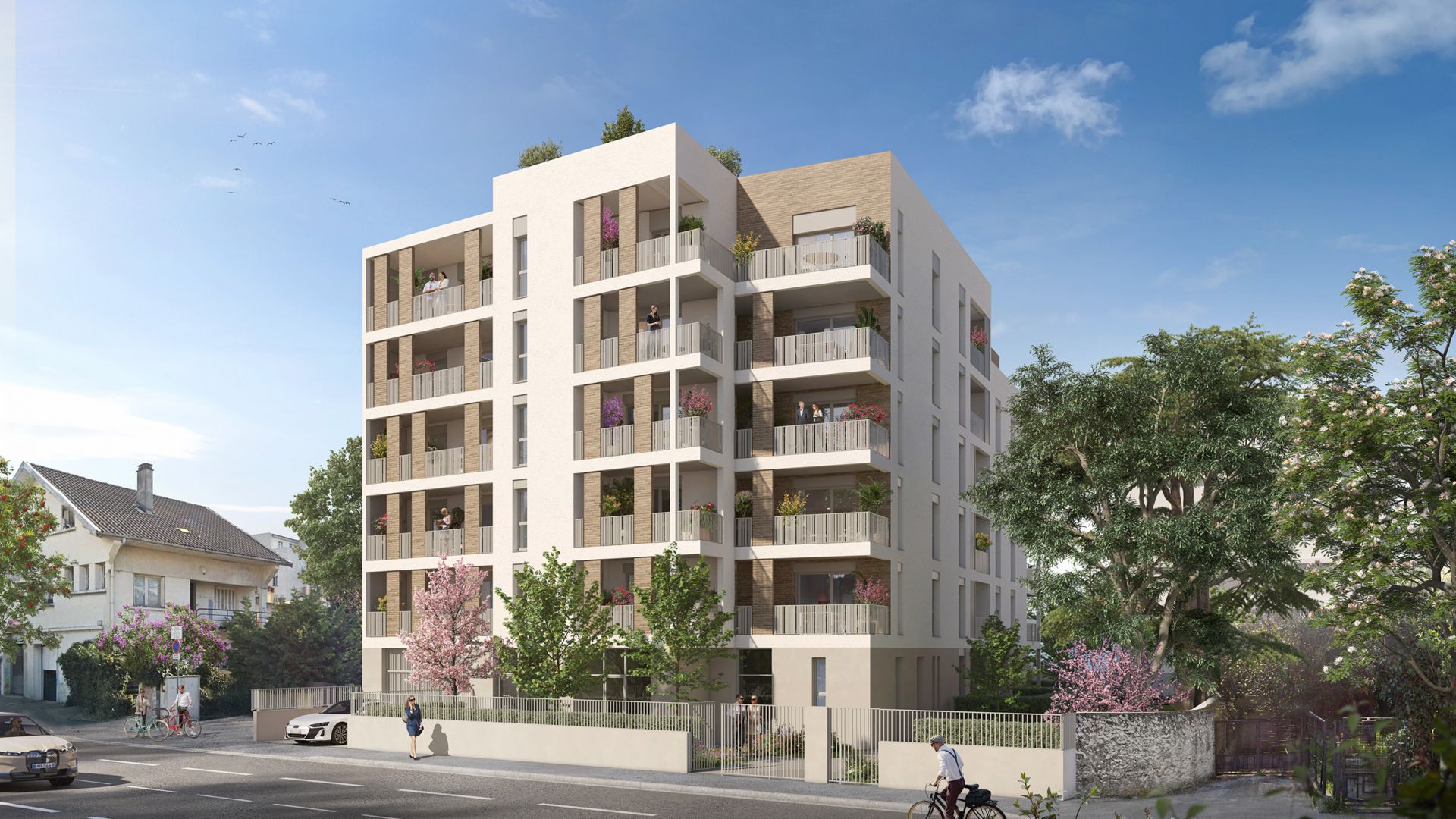 Greencity immobilier - achat appartements neufs du T1 au T4 - Résidence ROOF GARDEN - GRENOBLE 38100