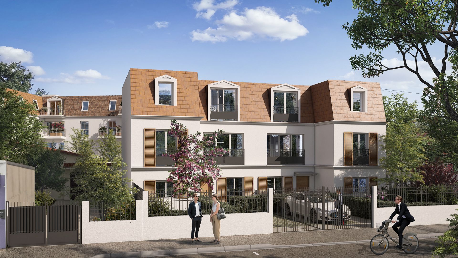 Greencity immobilier - achat appartements neufs du T2 au T3 - villa T5 Triplex - Résidence Le Saint-Elme - 93420 Villepinte