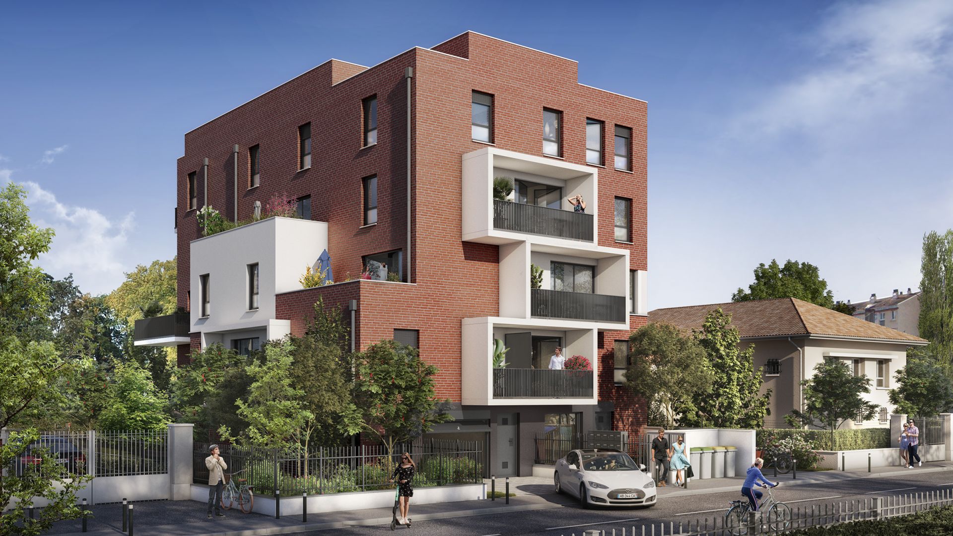 Greencity immobilier - achat appartements neufs du T2 au T6 - Résidence Le Saint-Louis - 31400 - Toulouse Côte Pavé