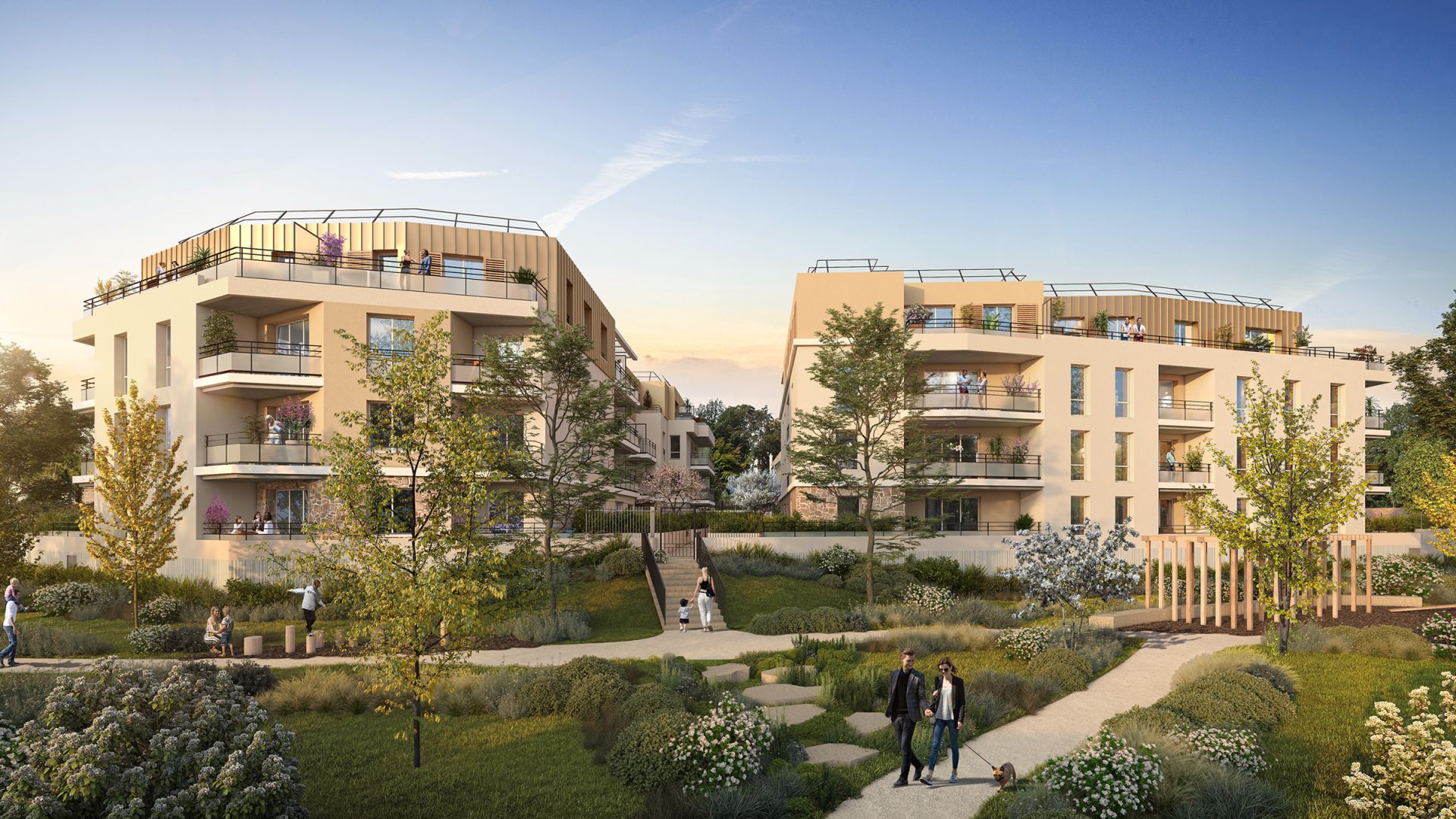 Greencity immobilier - achat appartements neufs du T1 au T4 - Résidence Le Ségur - 77240 Cesson