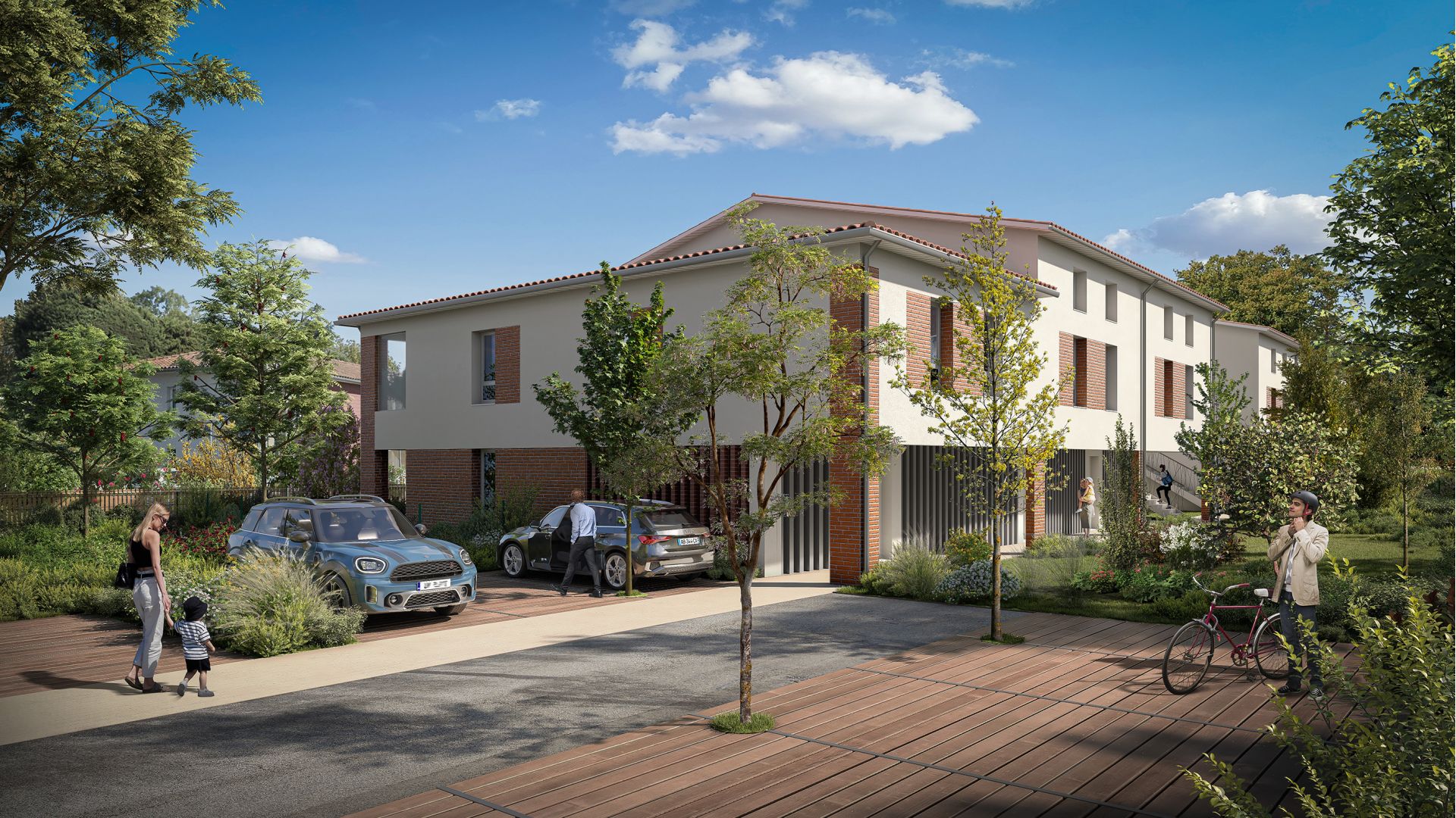 Greencity immobilier - achat appartements neufs du T2 au T4 - Résidence Le Sénéchal - 31240 Saint-Jean