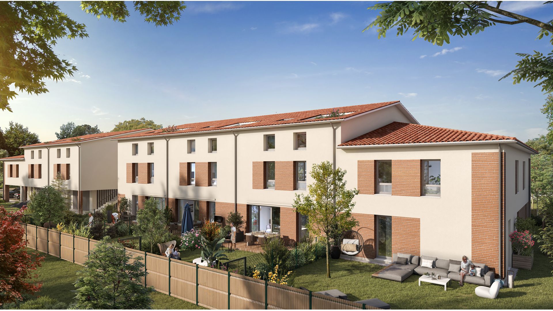 Greencity immobilier - achat appartements neufs du T2 au T4 - Résidence Le Sénéchal - 31240 Saint-Jean