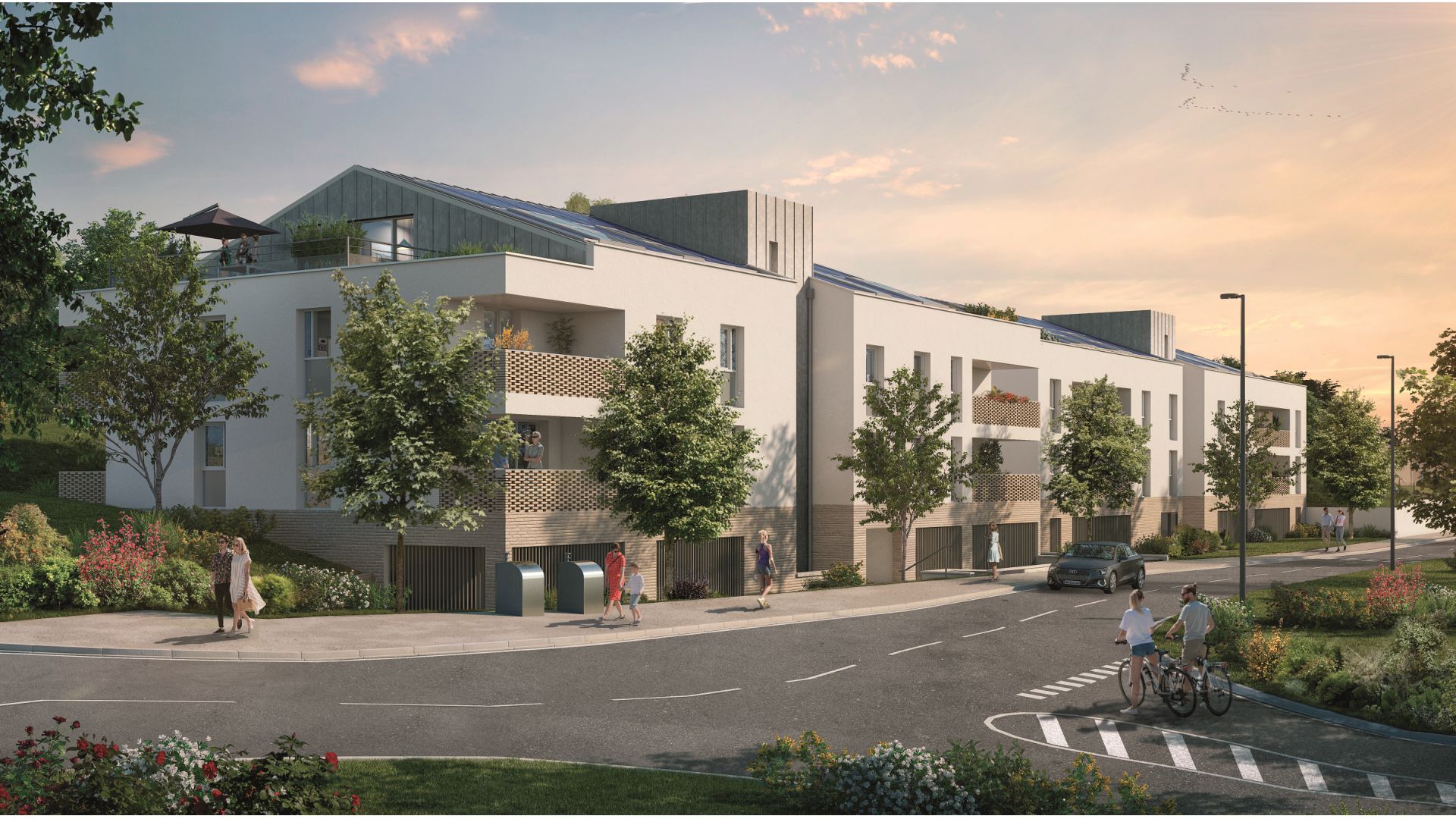 Greencity immobilier - achat appartements neufs du T2 au T5 - Résidence Le Solea - 31520 Ramonville-Saint-Agne