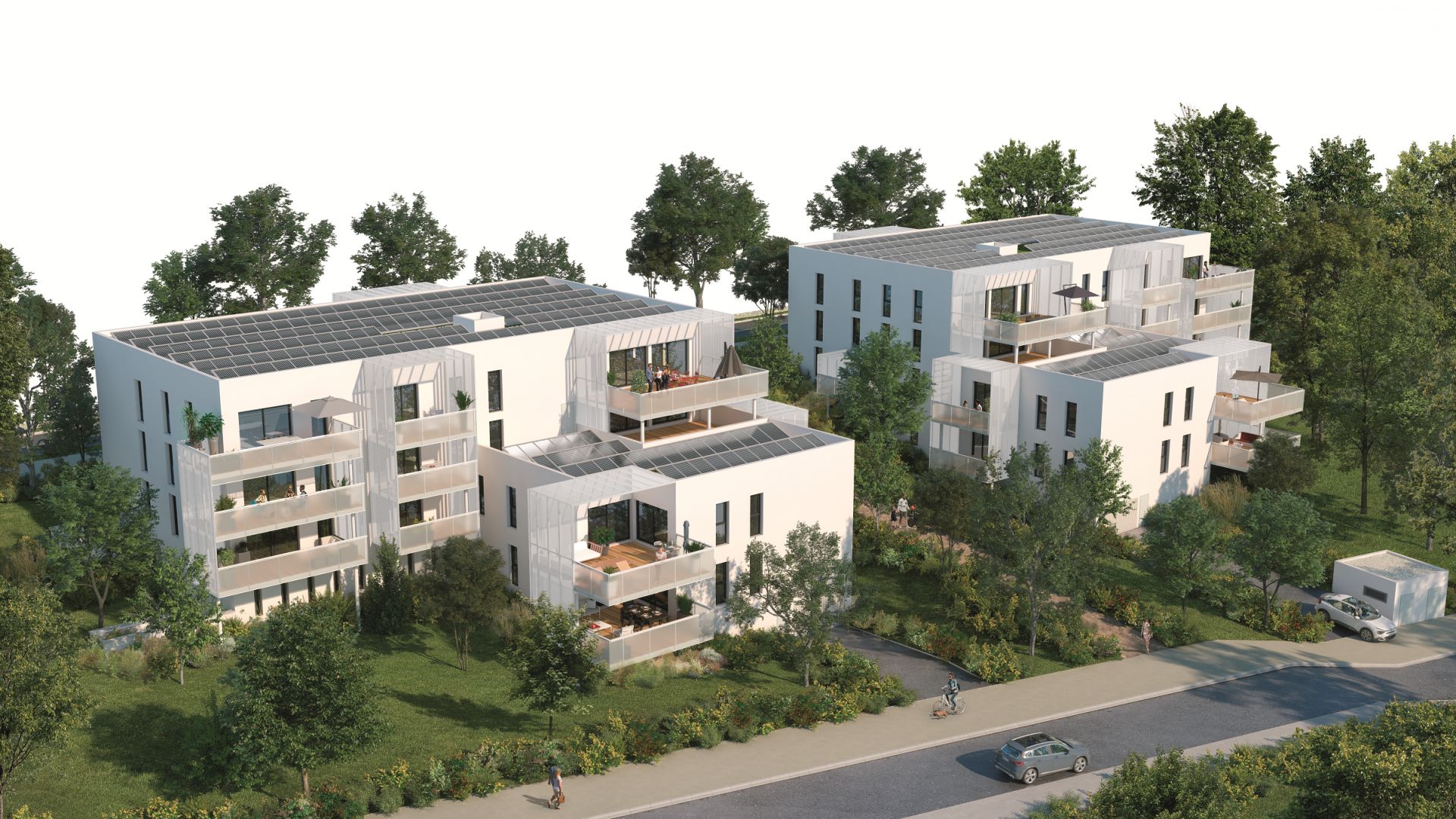 Greencity Immobilier - Résidence Le Solstice  - achat appartements neufs du T2 au T5 - Ramonville Saint-Agne 31520