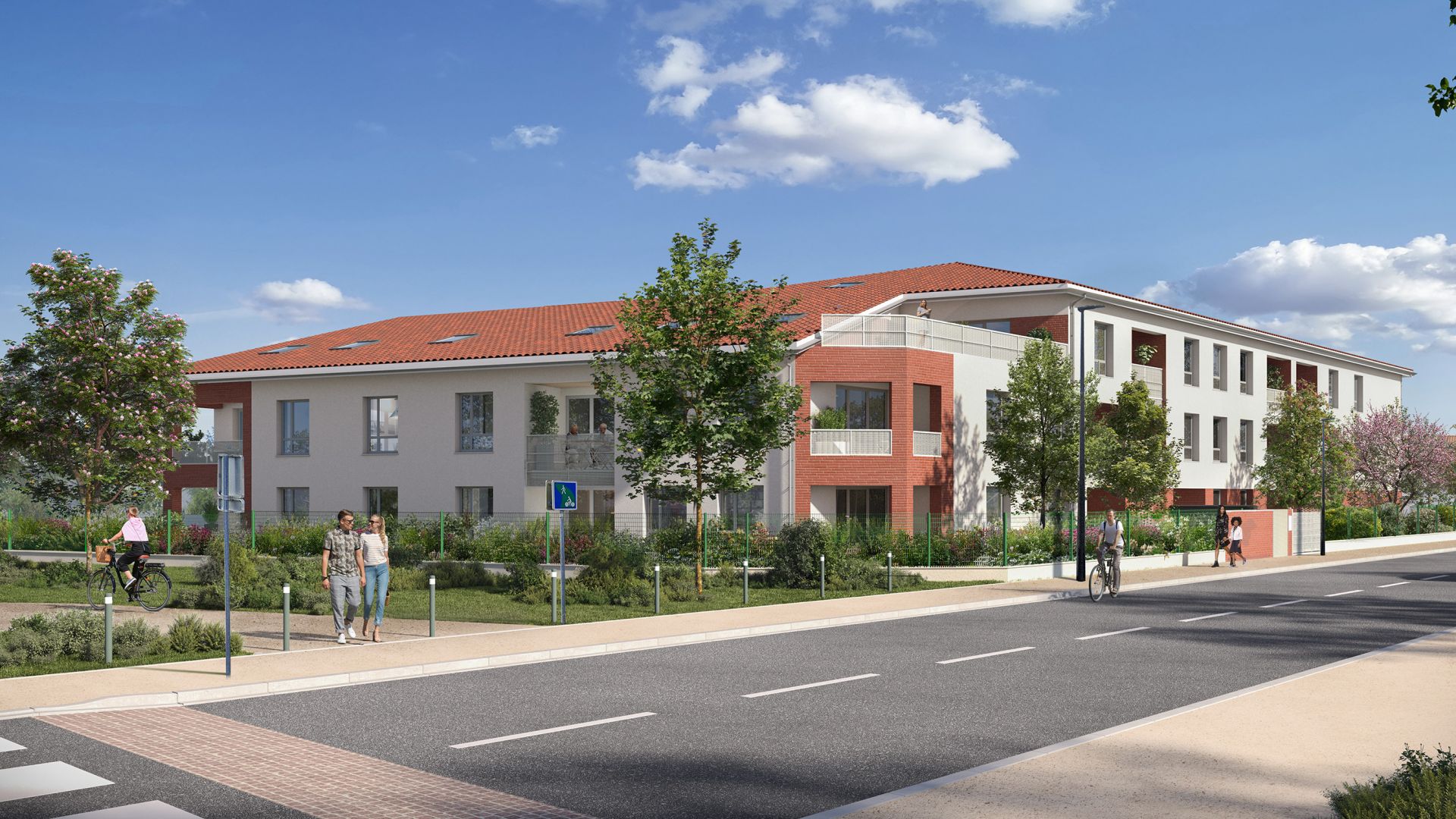 Greencity immobilier - achat appartements neufs du T2 au T3 - Résidence Le Sycomore - Toulouse 31200  