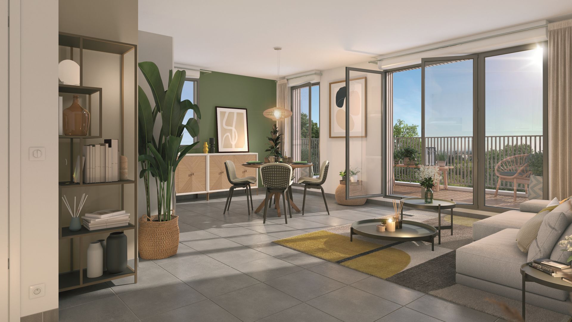 Greencity immobilier - achat appartements neufs du T1 au T4 - Résidence Le Tivoli- 95380 Louvres - intérieur T3
