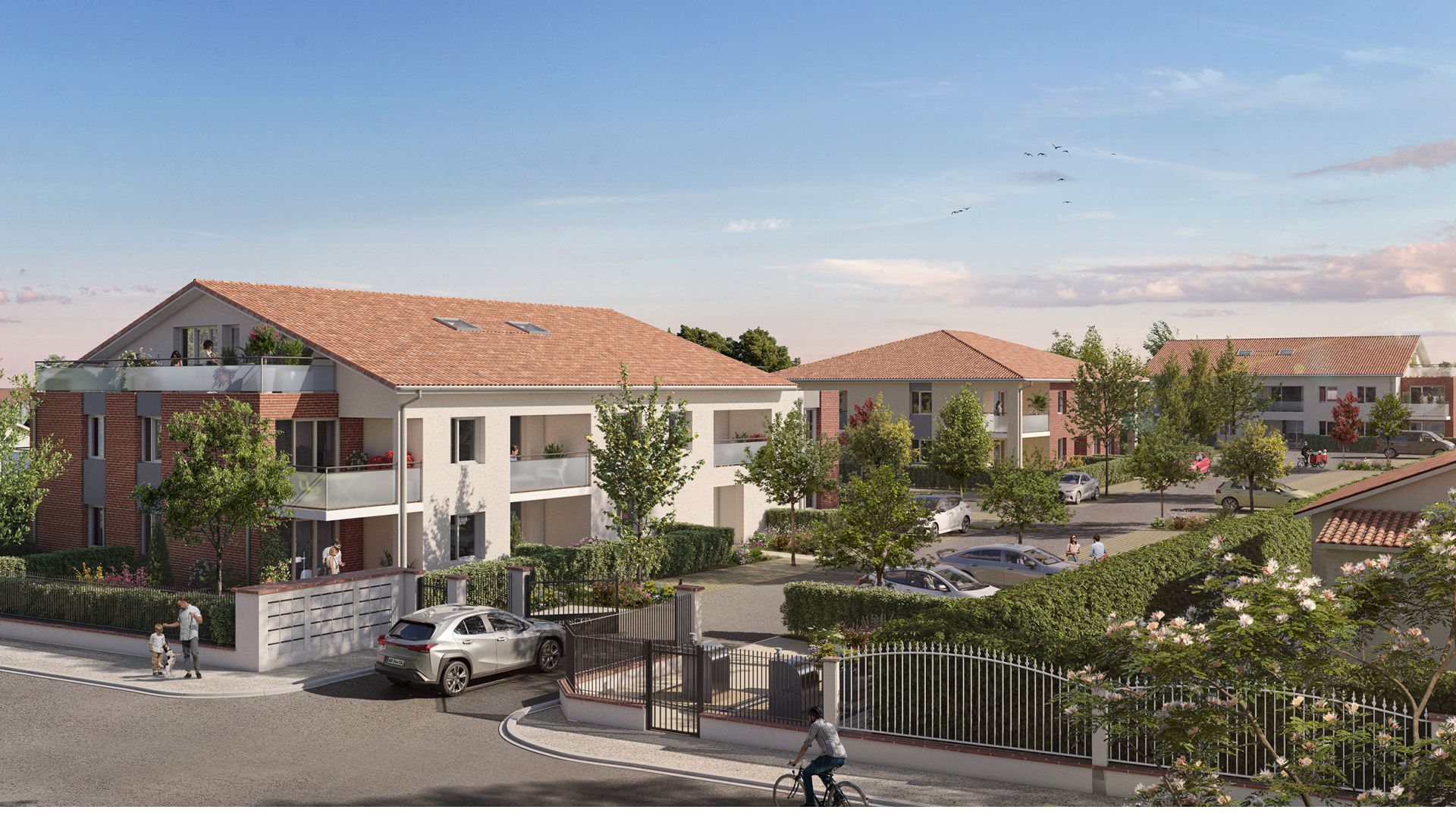 Greencity immobilier - achat appartements neufs du T2 au T3 - Résidence Le Trévise - 31600 EAUNES