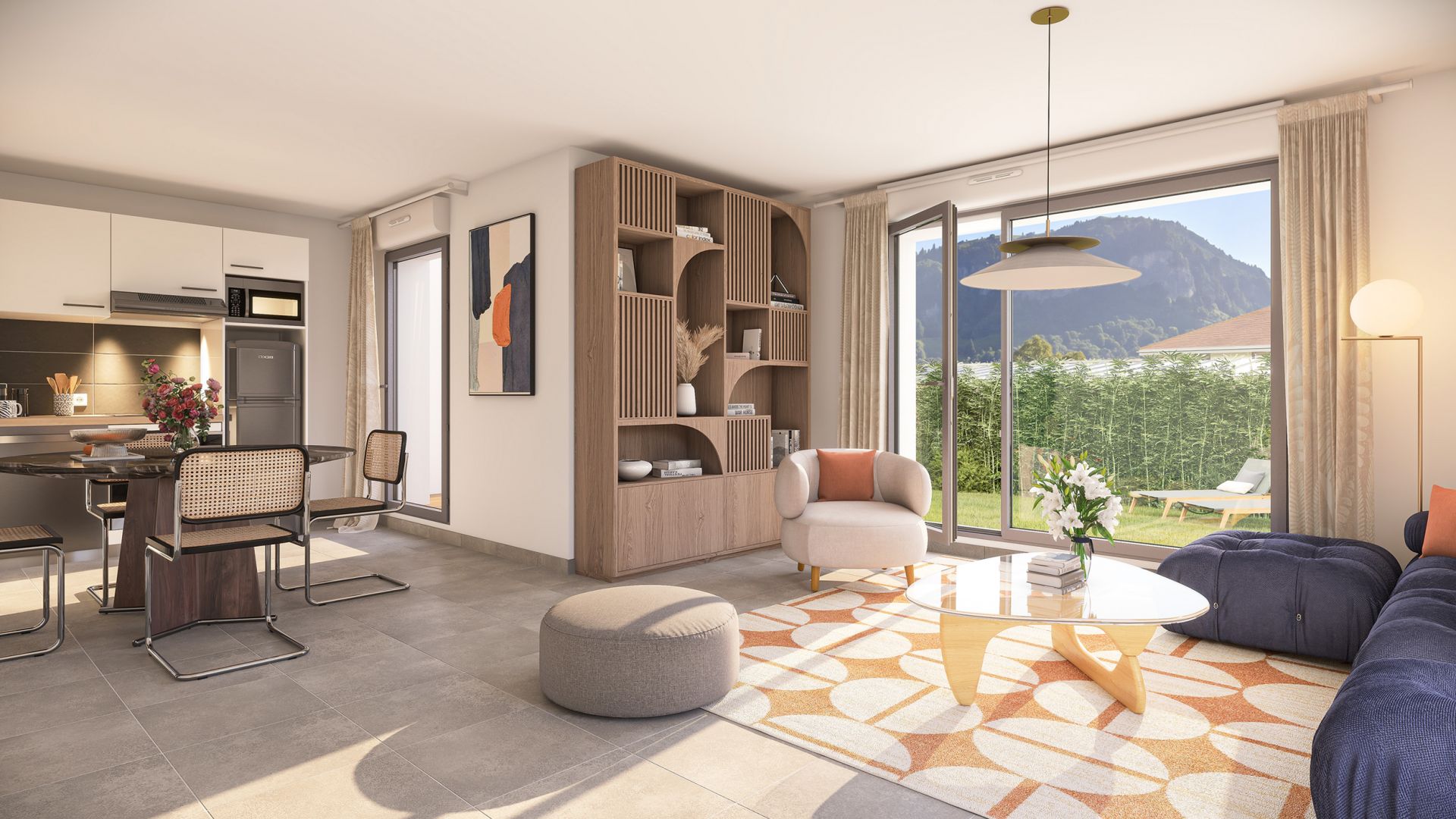 Greencity immobilier - achat appartements neufs du T1 au T3 - Résidence Le Vigny - 74460 Marnaz