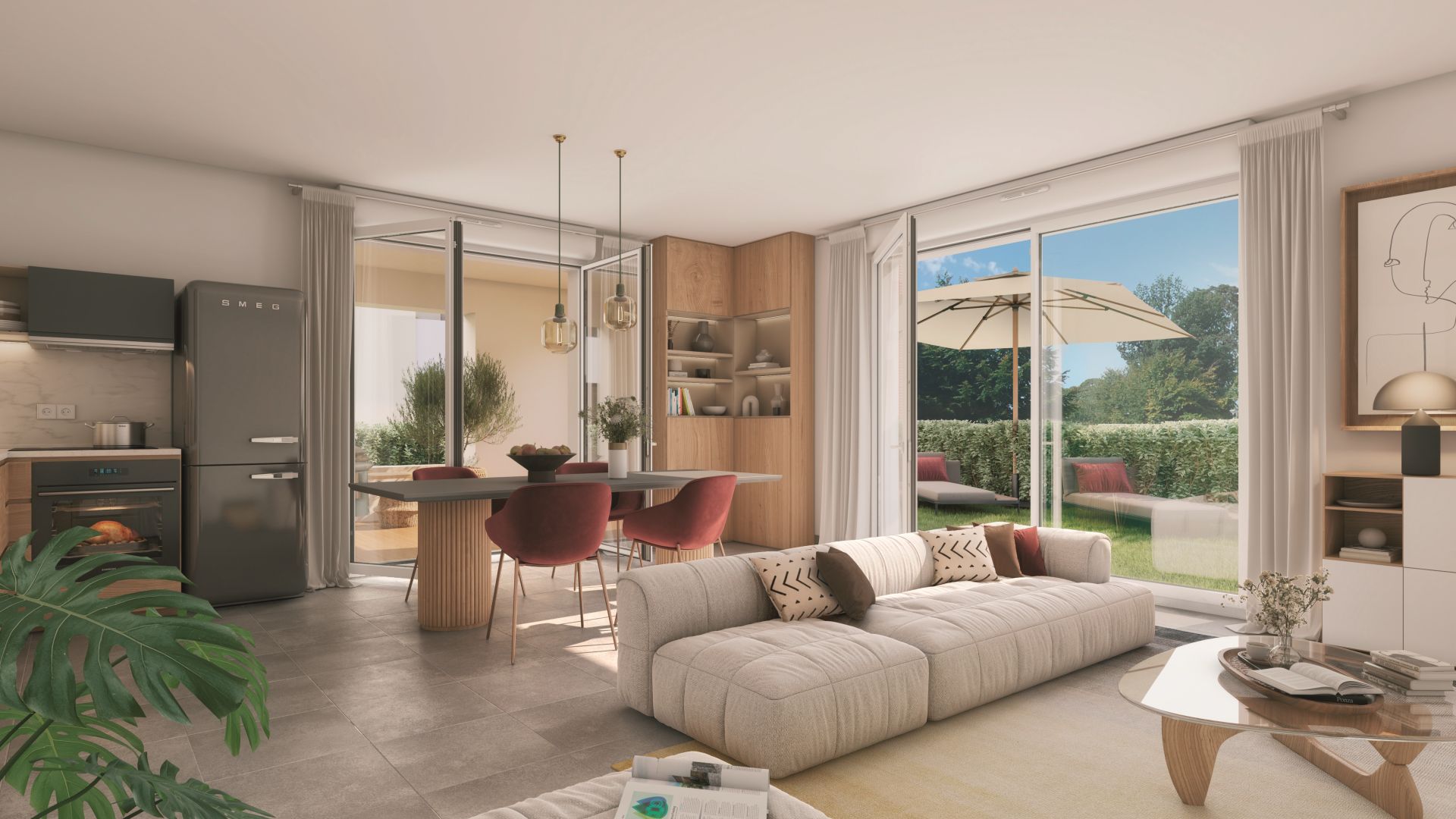 Greencity immobilier - achat appartements neufs T2 - Résidence Le Virebent - 31140 Launaguet  