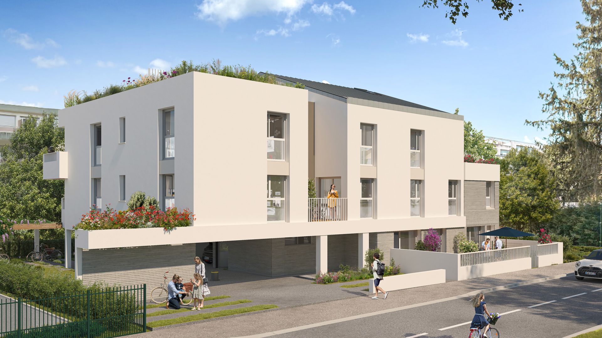 Greencity immobilier - achat appartements neufs du T2 au T4 - Résidence Le Willow - 31400 Toulouse Rangueil