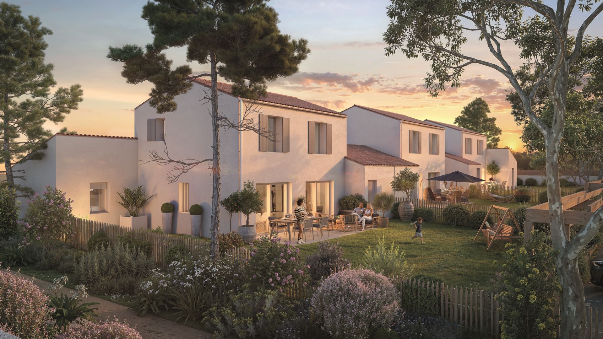 Greencity immobilier - achat appartements neufs du T2 au T4 - Villas T4 et T4Duplex - Le Winch - Les Sables D'Olonne 85100  