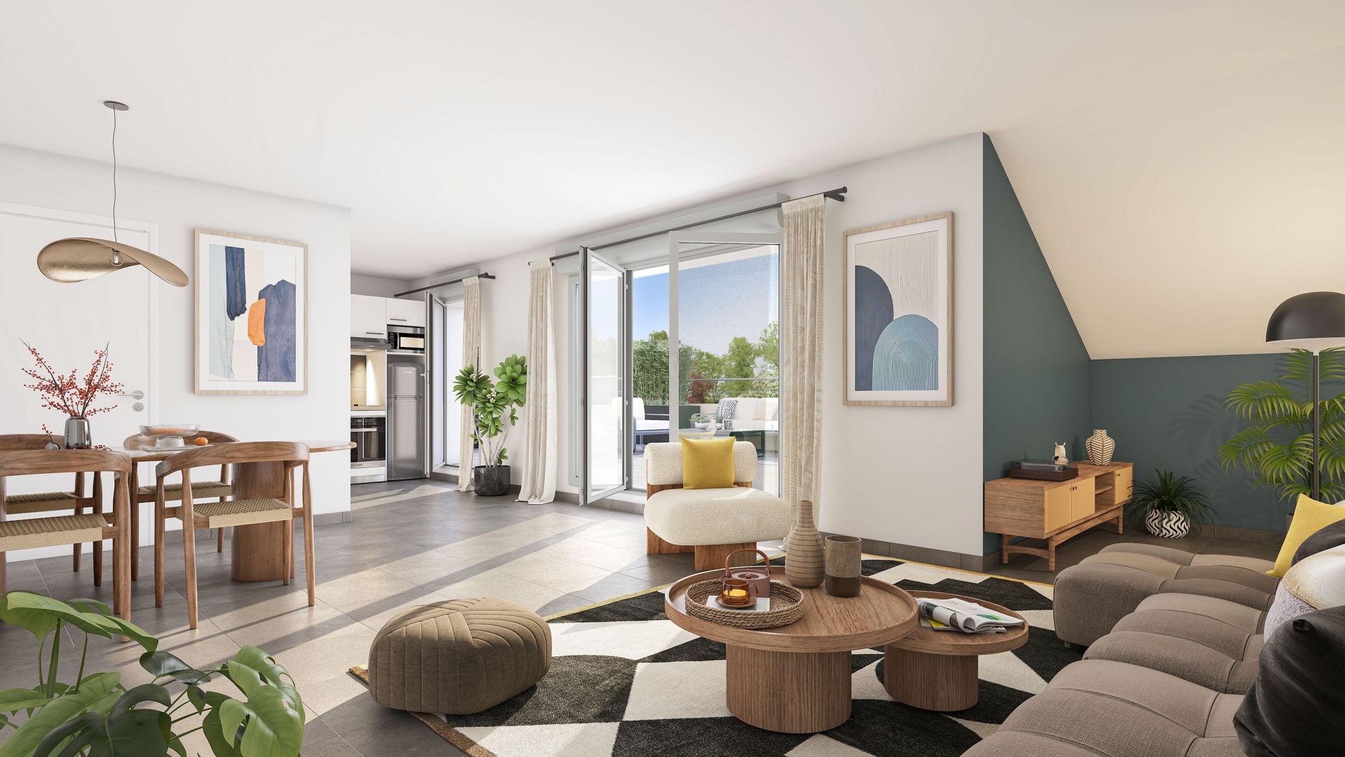 Greencity immobilier - achat appartements neufs du T2 au T4 - Résidence Clos Montbarbin - Crécy-La-Chapelle - 77580