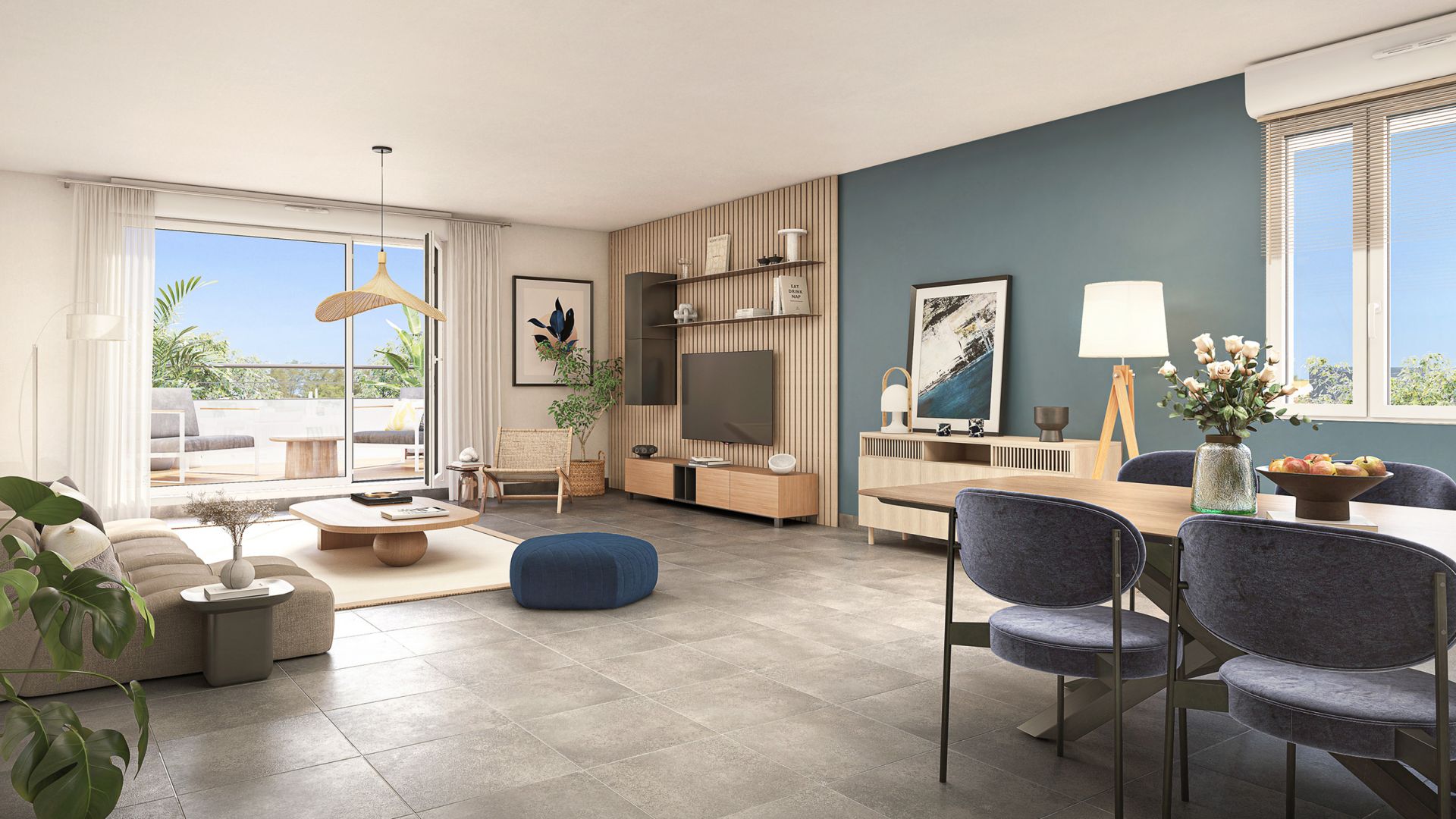 Greencity immobilier - achat appartements neufs du T2 au T4 - Résidence Les Bucoliques - 31140 Launaguet