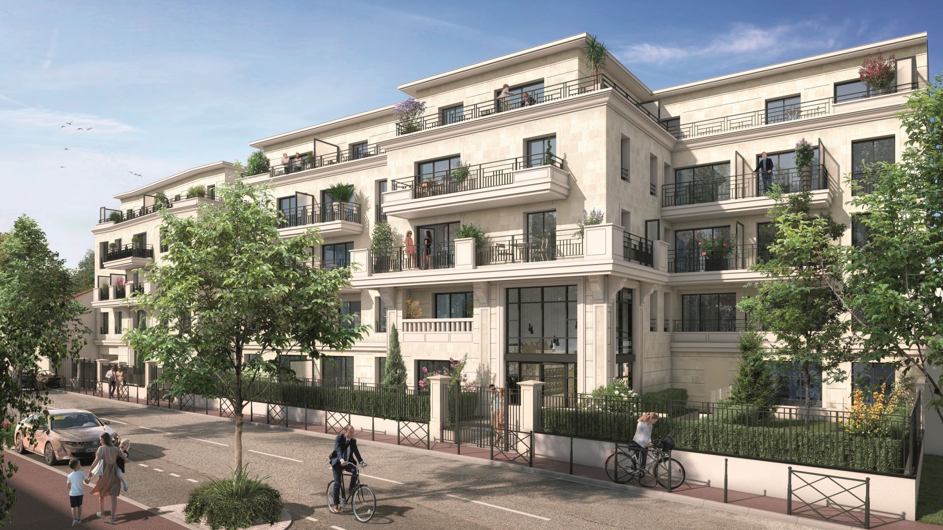 Greencity immobilier - achat appartements neufs du T1 au T5 - Résidence Les Jardins de l'Alma - 94100 Saint-Maur-des-Fossés