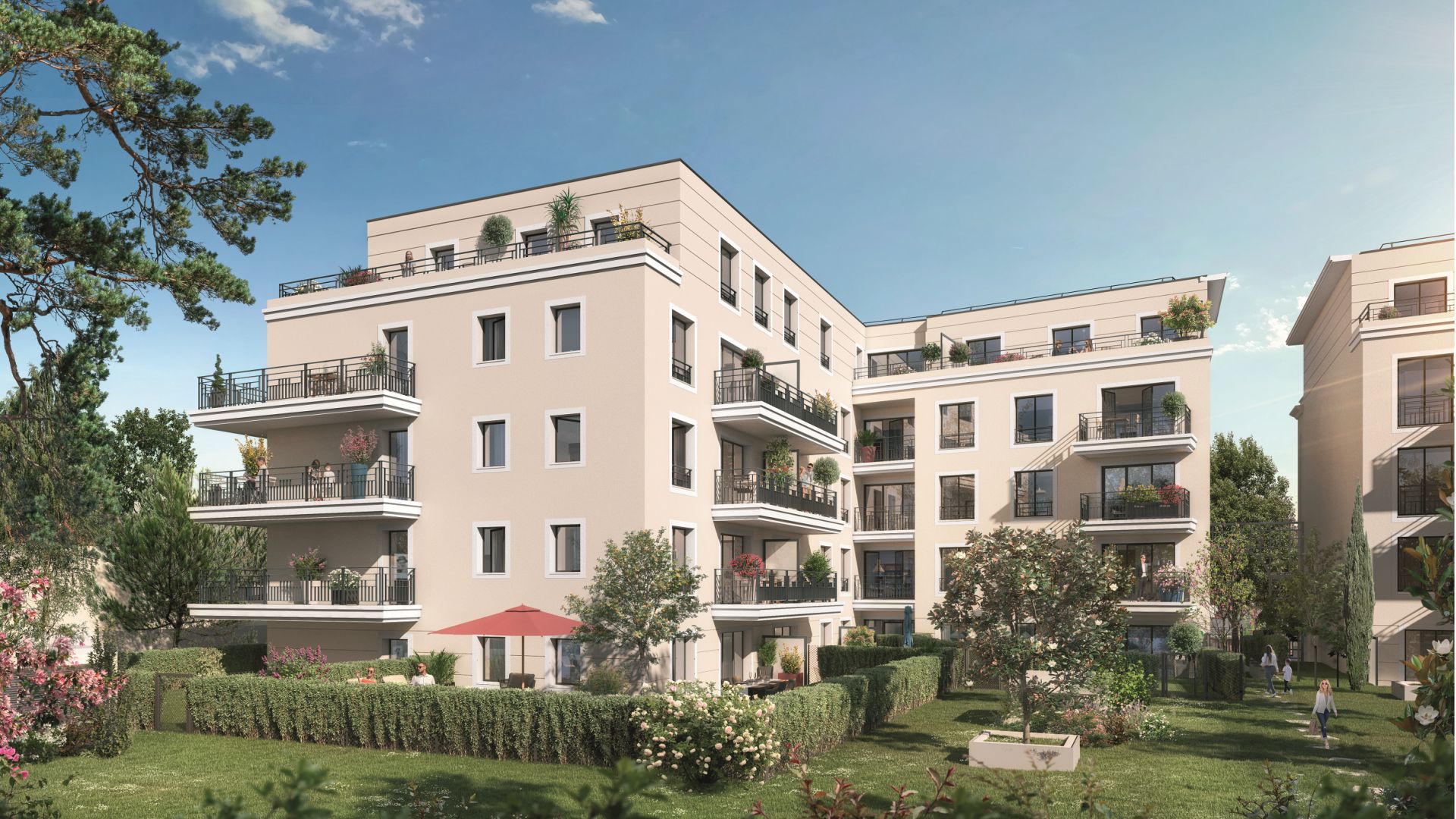 Greencity immobilier - achat appartements neufs du T1 au T5 - Résidence Les Jardins de l'Alma - 94100 Saint-Maur-des-Fossés
