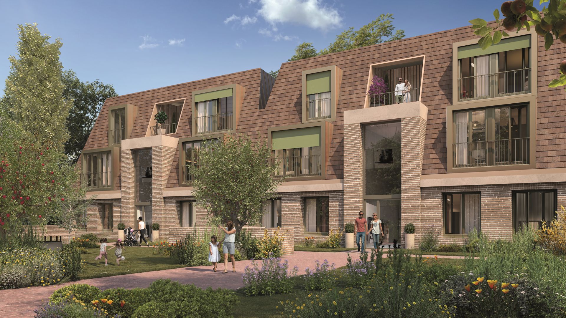 Greencity immobilier - achat appartements neufs du T2 au T5 Duplex  - Résidence Les Jardins du Moulon - Gyf-sur-Yvette 91190