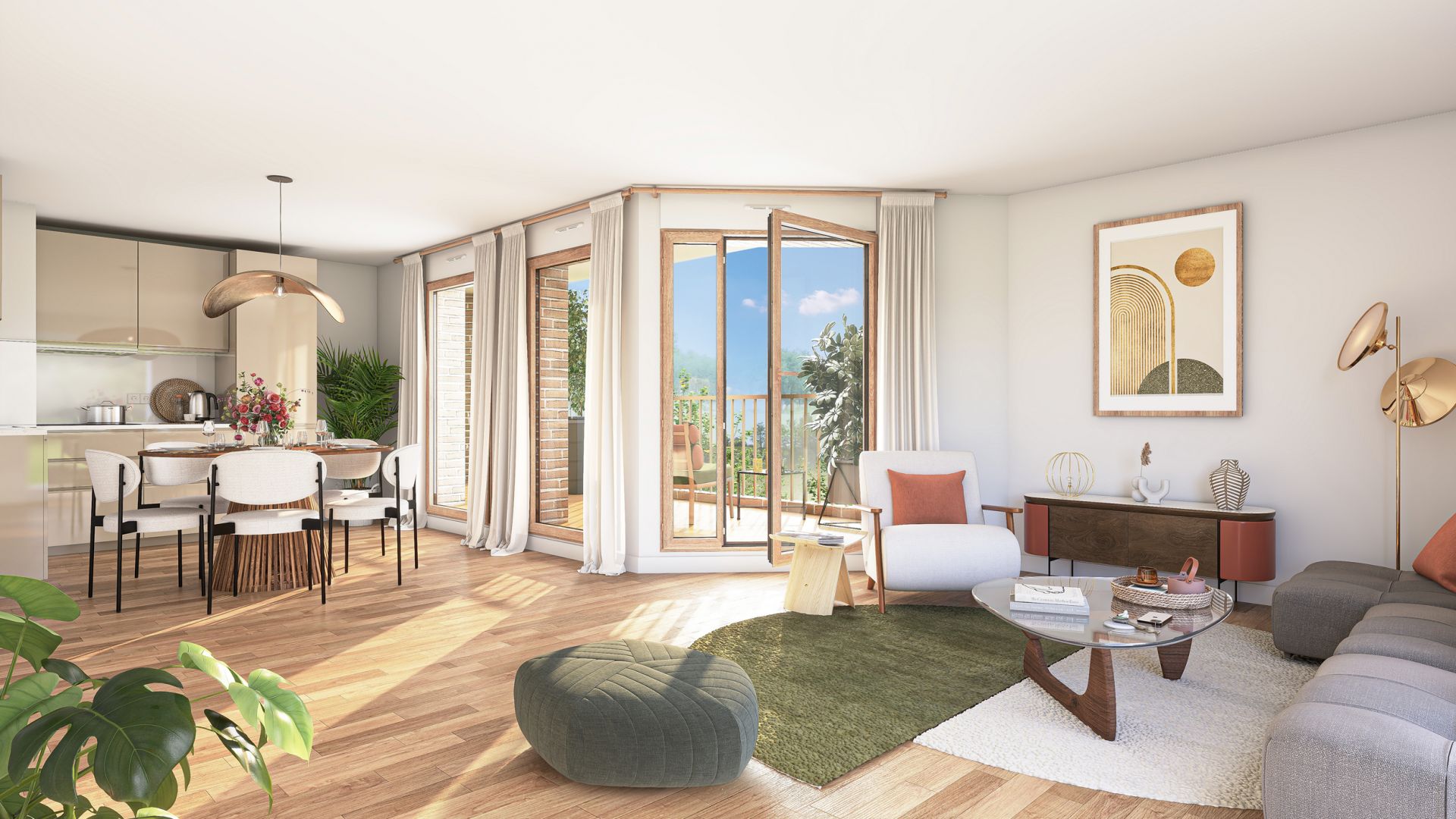 Greencity immobilier - achat appartements neufs du T2 au T5 - Résidence Les Jardins du Moulon 2 - Gyf-sur-Yvette 91190  