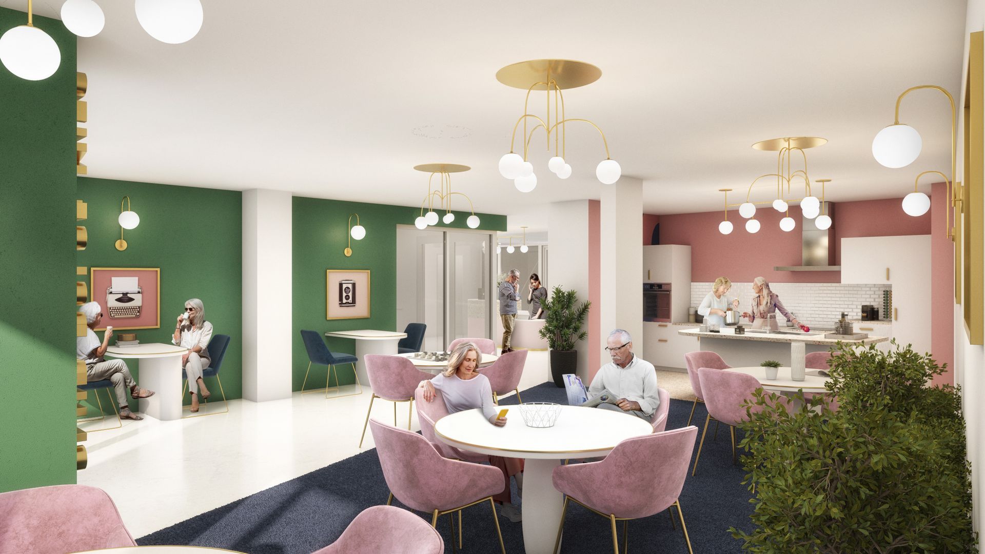 Greencity immobilier - achat appartements neufs du T1Bis au T3 - Résidence séniors Les Temporelles Magnanville - 78200 Magnanville