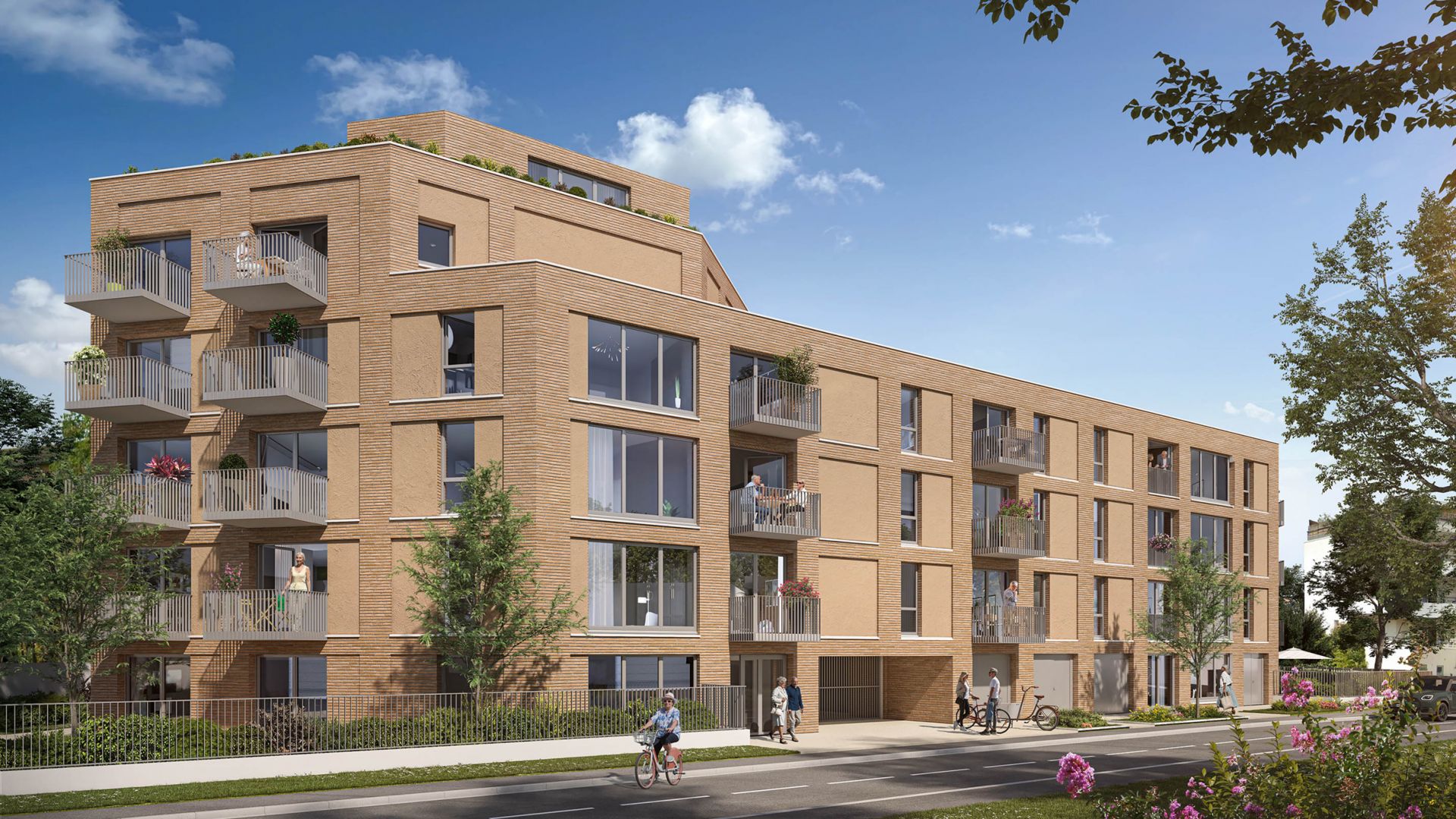 Greencity immobilier - achat appartements neufs du T1 au T2 - Résidence sénior - Les Temporelles Renoir - 31200 Toulouse Croix-Daurade