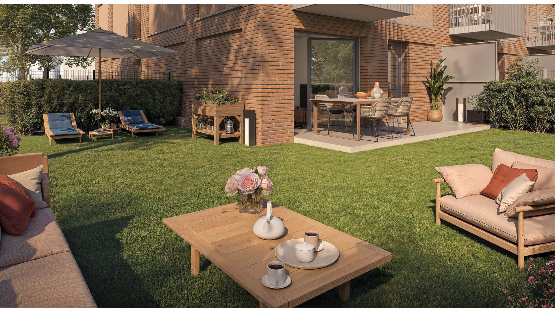 Greencity immobilier - achat appartements neufs du T1 au T2 - Résidence sénior - Les Temporelles Renoir - 31200 Toulouse Croix-Daurade