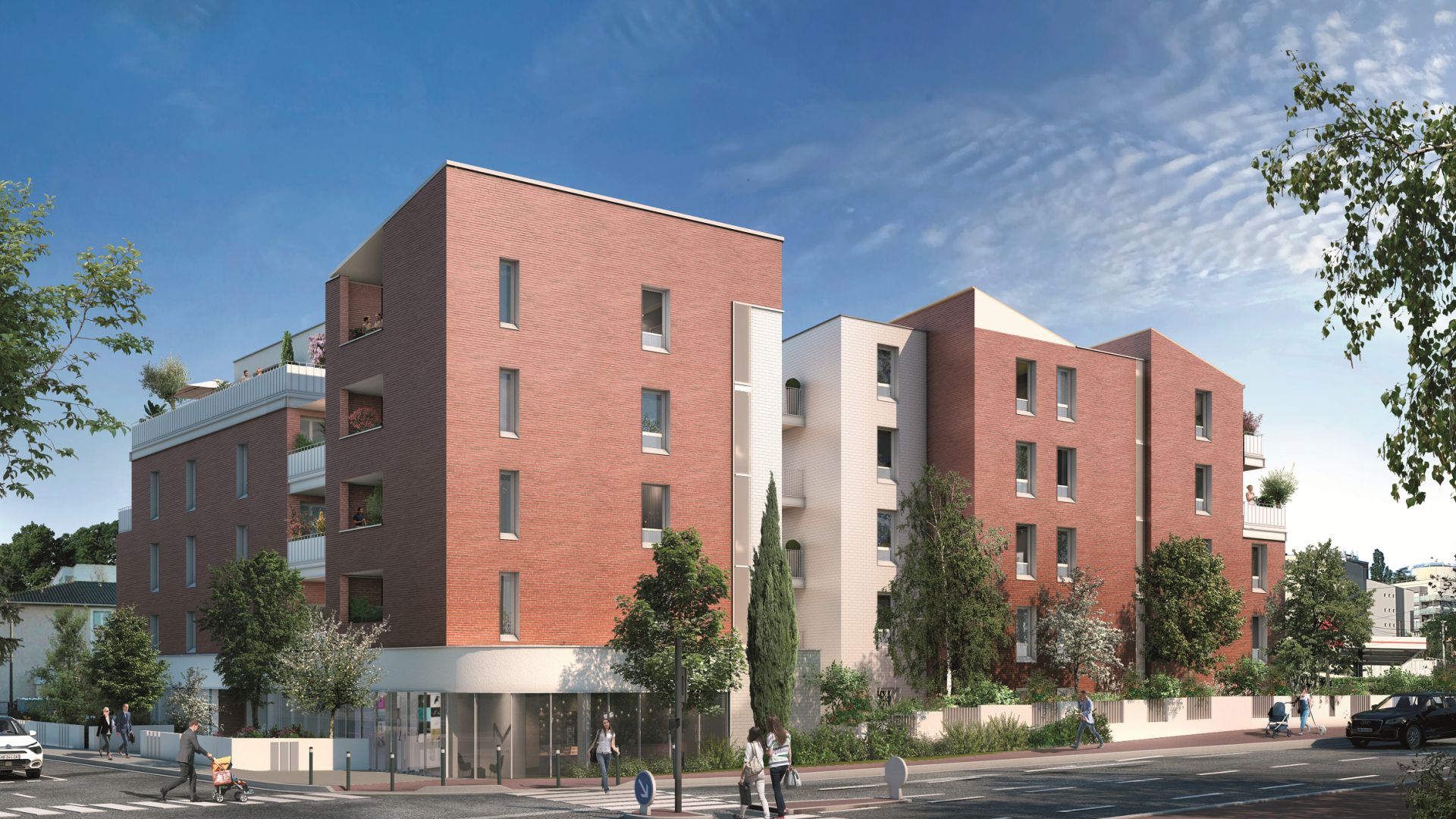 Greencity immobilier - achat appartements neufs du T2 au T4 - Résidence L'Impulsion - Toulouse 31500