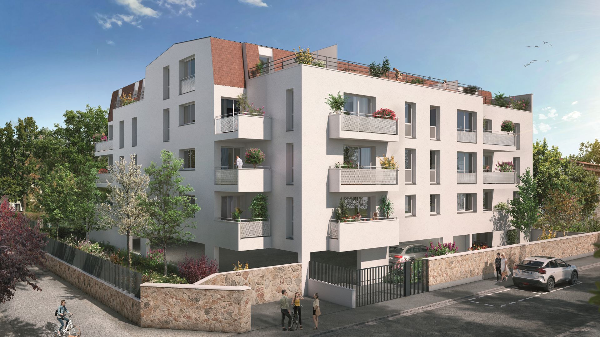 Greencity immobilier - achat appartements neufs du T1 au T3 - Résidence L'Olympie - 78250 Meulan-en-Yvelines