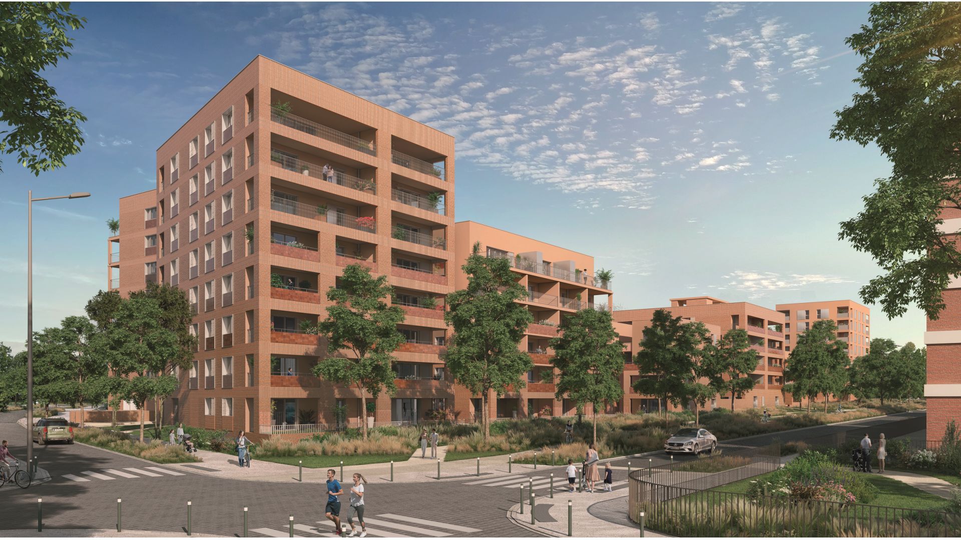 Greencity immobilier - achat appartements neufs du TBis au T4 et villas T5 - Résidence l'Orival - 31400 Toulouse  