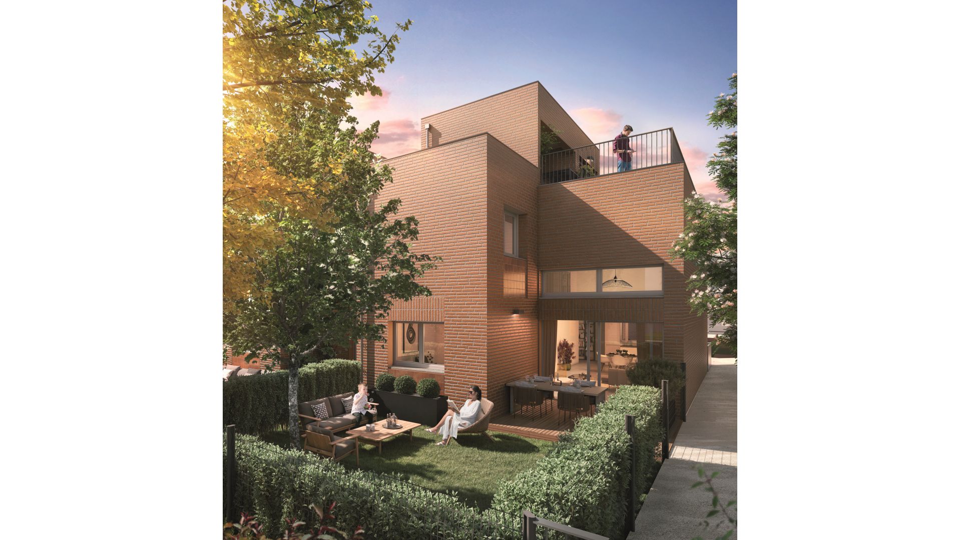 Greencity immobilier - achat appartements neufs du TBis au T4 et villas T5 - Résidence l'Orival - 31400 Toulouse  