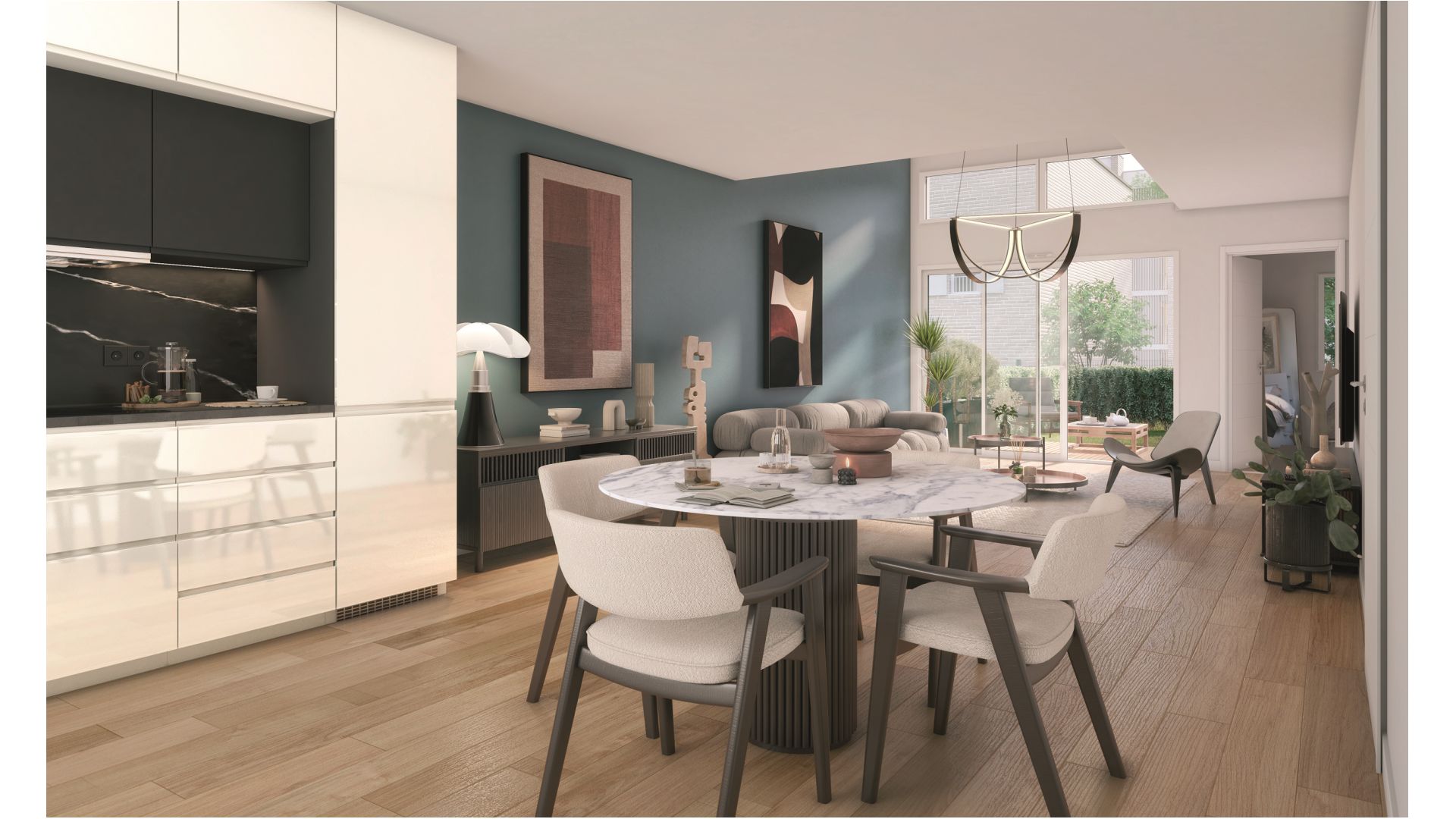 Greencity immobilier - achat appartements neufs du TBis au T4 et villas T5 - Résidence l'Orival - 31400 Toulouse  