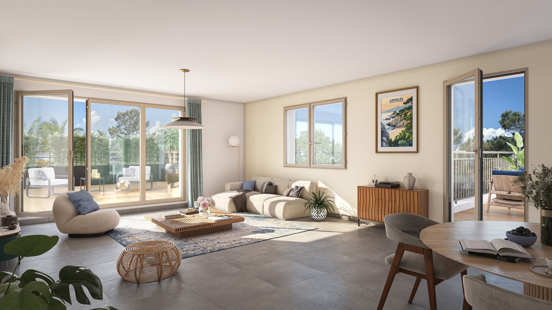 Greencity immobilier - achat appartements neufs du T2 au T4 - Résidence Marinasol - Argelès sur Mer 66700