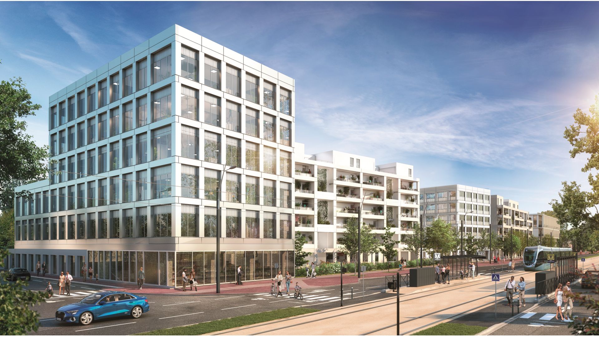 Greencity immobilier - achat appartements neufs du T1Bis au T6Duplex - Résidence MeetCity - 31700 Beauzelle