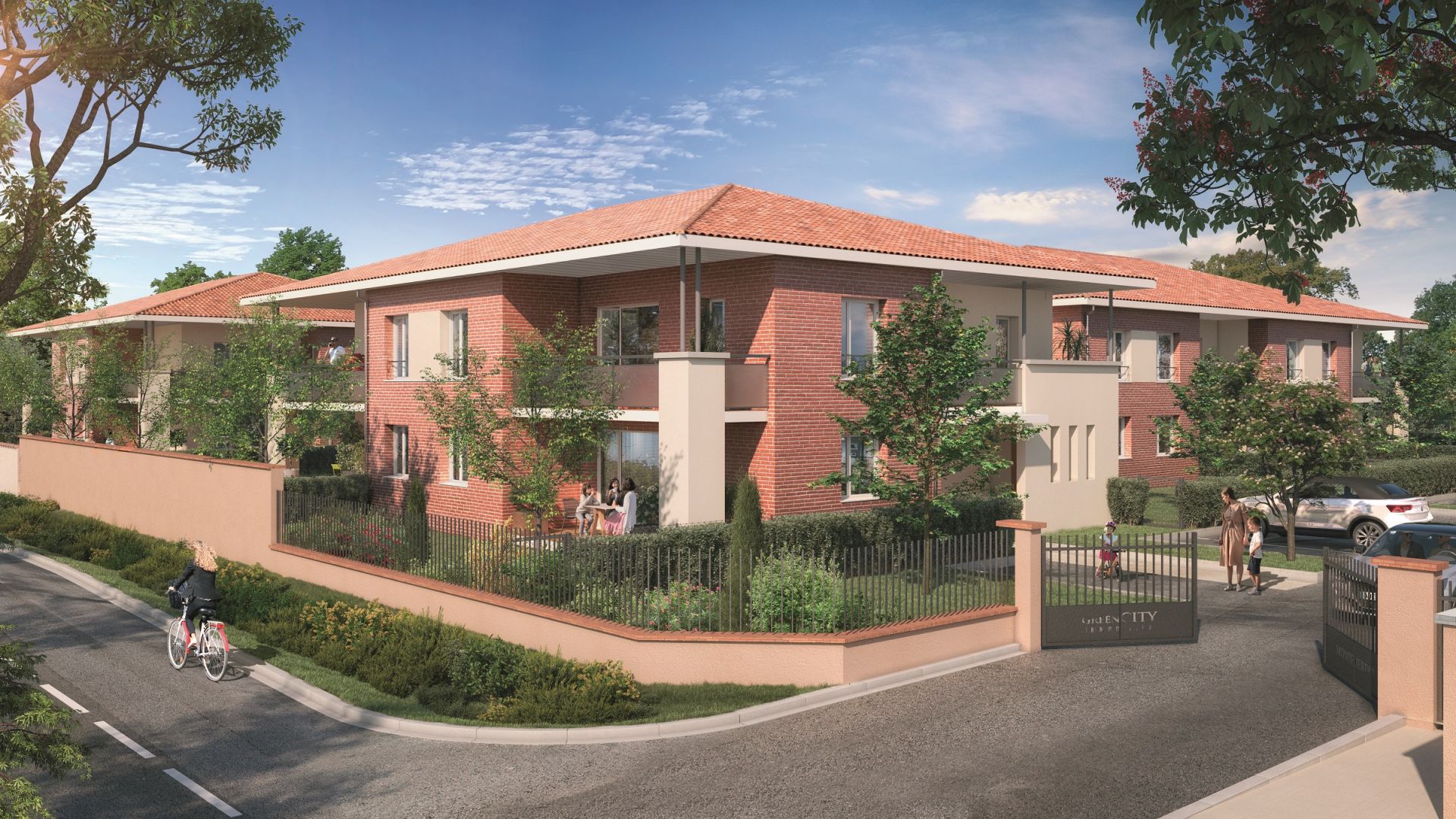 Greencity immobilier - achat appartements neufs du T2 au T3 - Résidence Le Montéverdi 1 - 31600 Eaunes