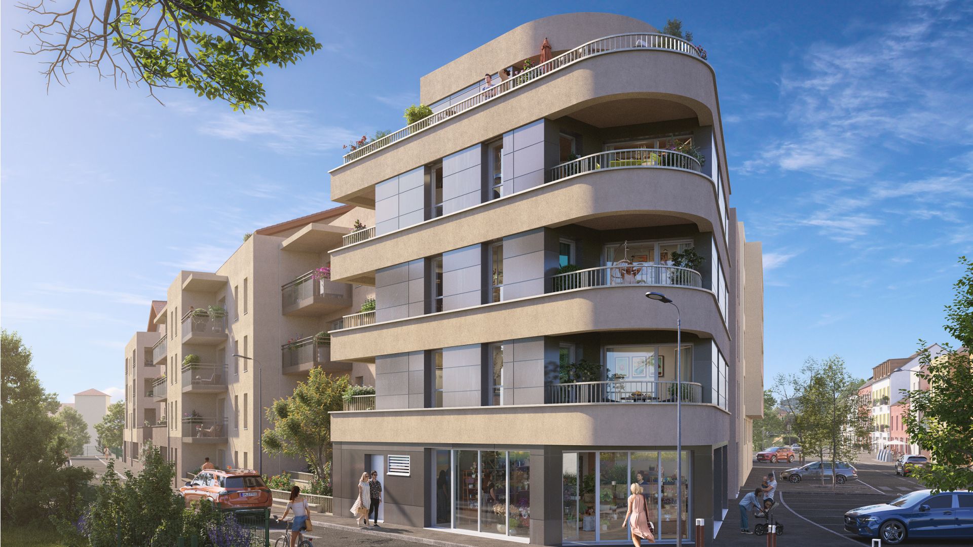 Greencity immobilier - achat appartements neufs du T2 au T4 - Résidence Nova Bella - 74130 Bonneville