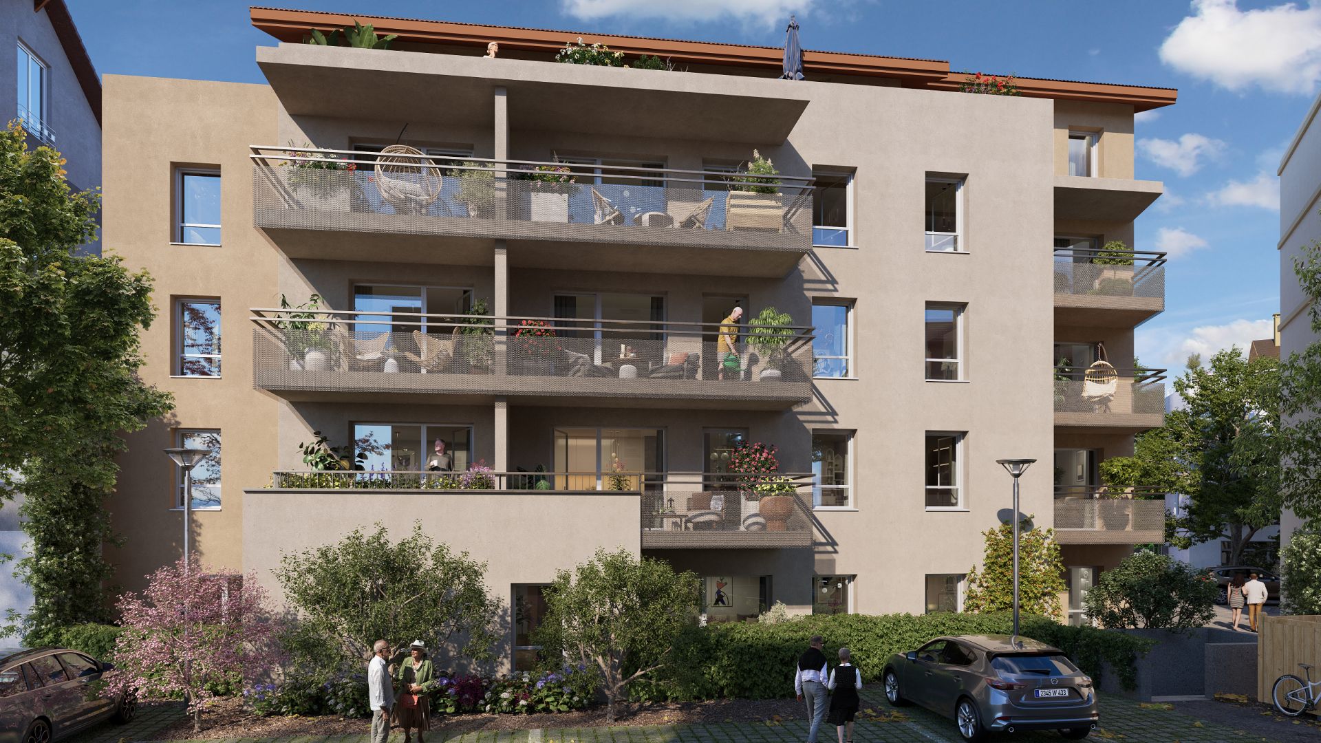 Greencity immobilier - achat appartements neufs du T2 au T4 - Résidence Nova Bella - 74130 Bonneville