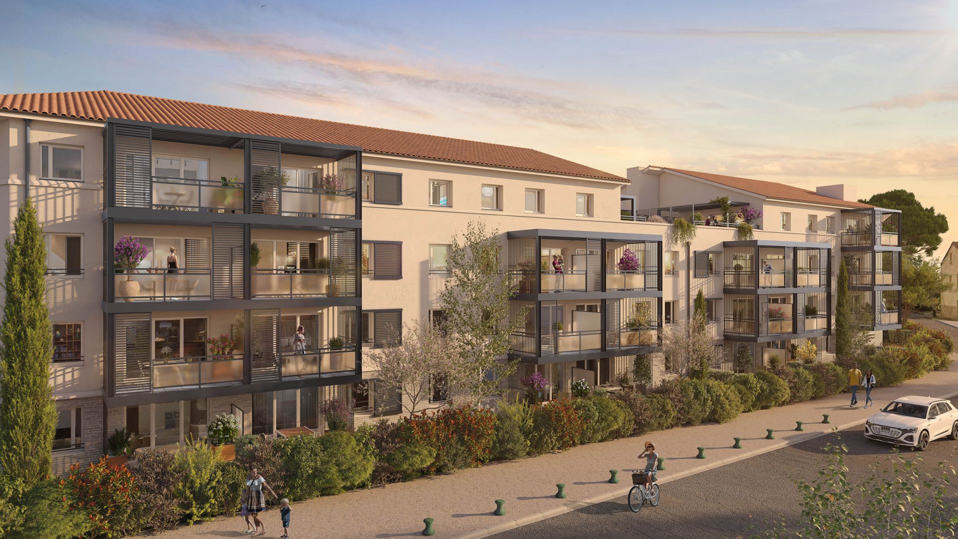 Greencity immobilier - achat appartements neufs du T2 au T3 - Résidence Ondéa - 31150 Lespinasse