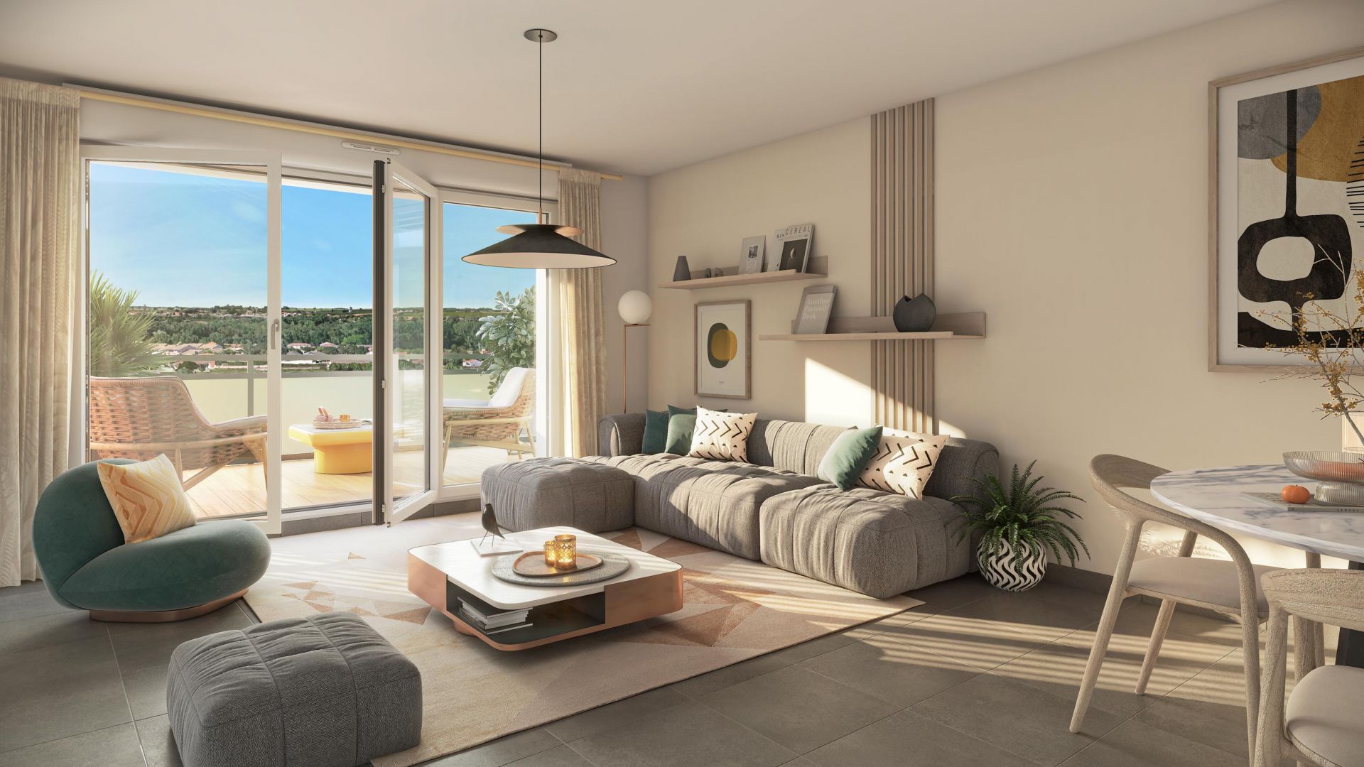 Greencity immobilier - achat appartements neufs du T2 au T3 - Résidence Ondéa - 31150 Lespinasse