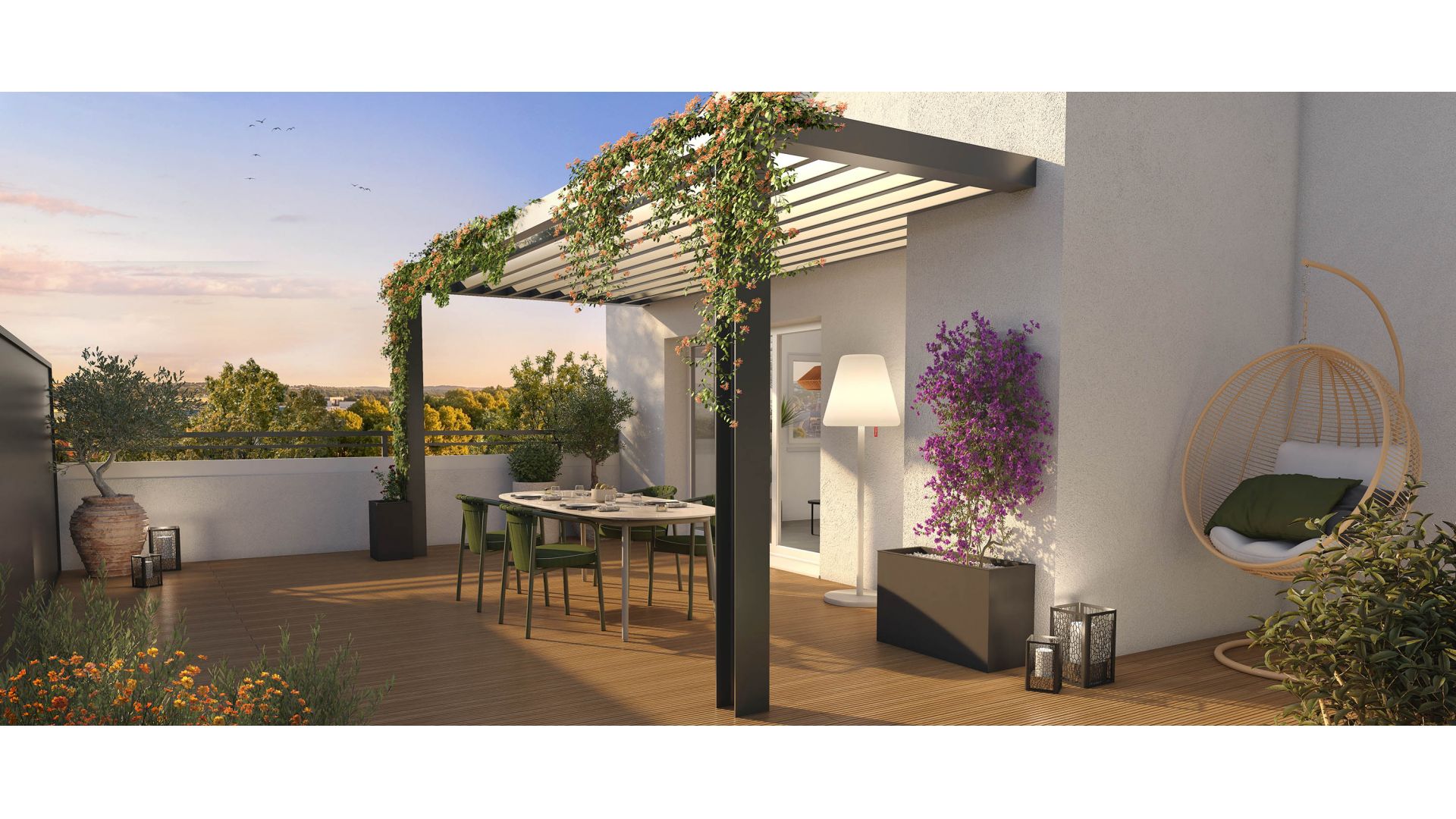 Greencity immobilier - achat appartements neufs du T2 au T3 - Résidence Ondéa - 31150 Lespinasse