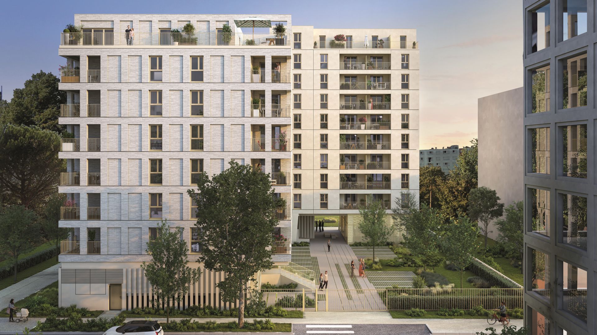 Greencity immobilier - achat appartements neufs du T2 au T5 - Résidence Park View 2 - Toulouse Empalot - 31400  