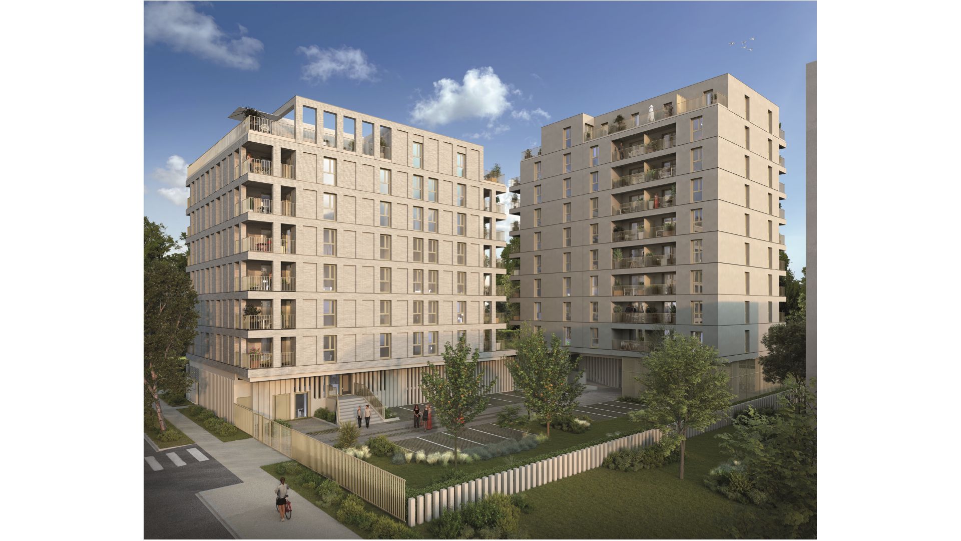 Greencity immobilier - achat appartements neufs du T2 au T5 - Résidence Park View 2 - Toulouse Empalot - 31400  