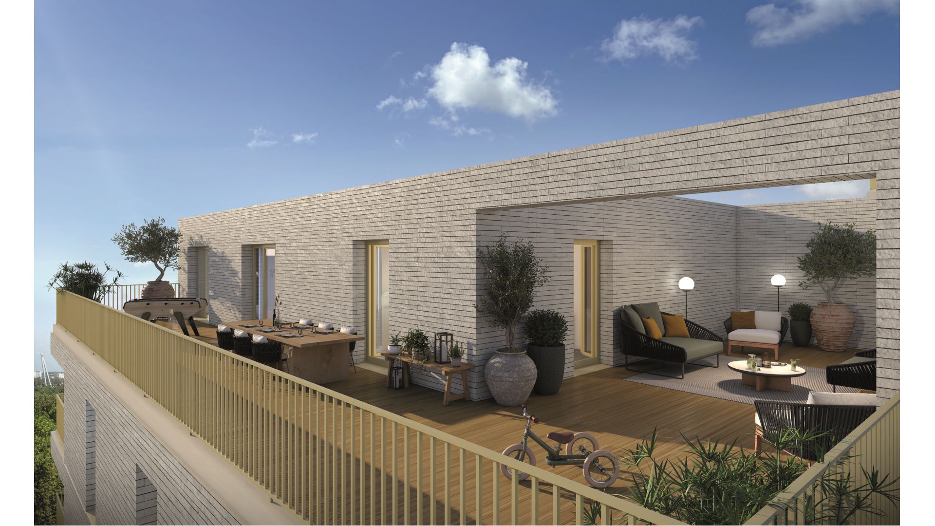 Greencity immobilier - achat appartements neufs du T2 au T5 - Résidence Park View 2 - Toulouse Empalot - 31400  