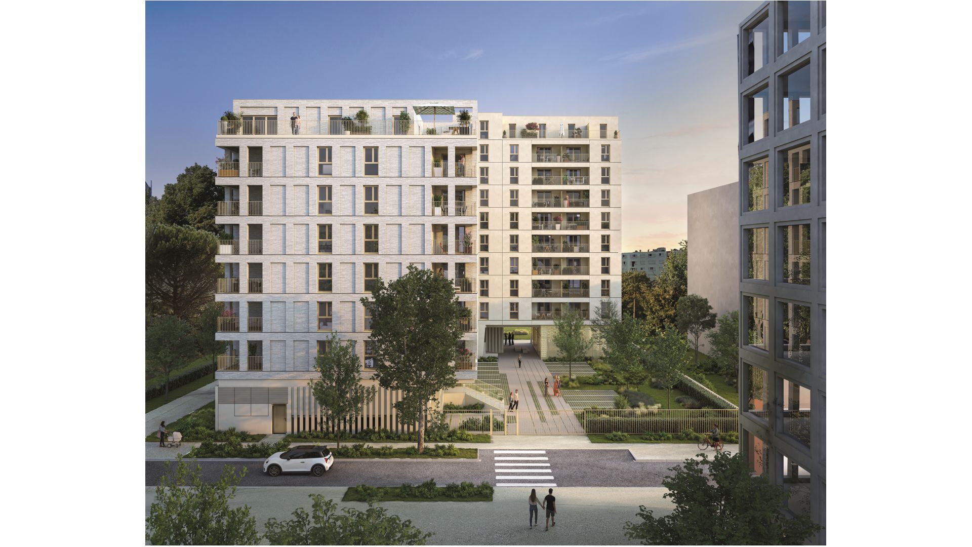 Greencity immobilier - achat appartements neufs du T2 au T5 - Résidence Park View 2 - Toulouse Empalot - 31400  