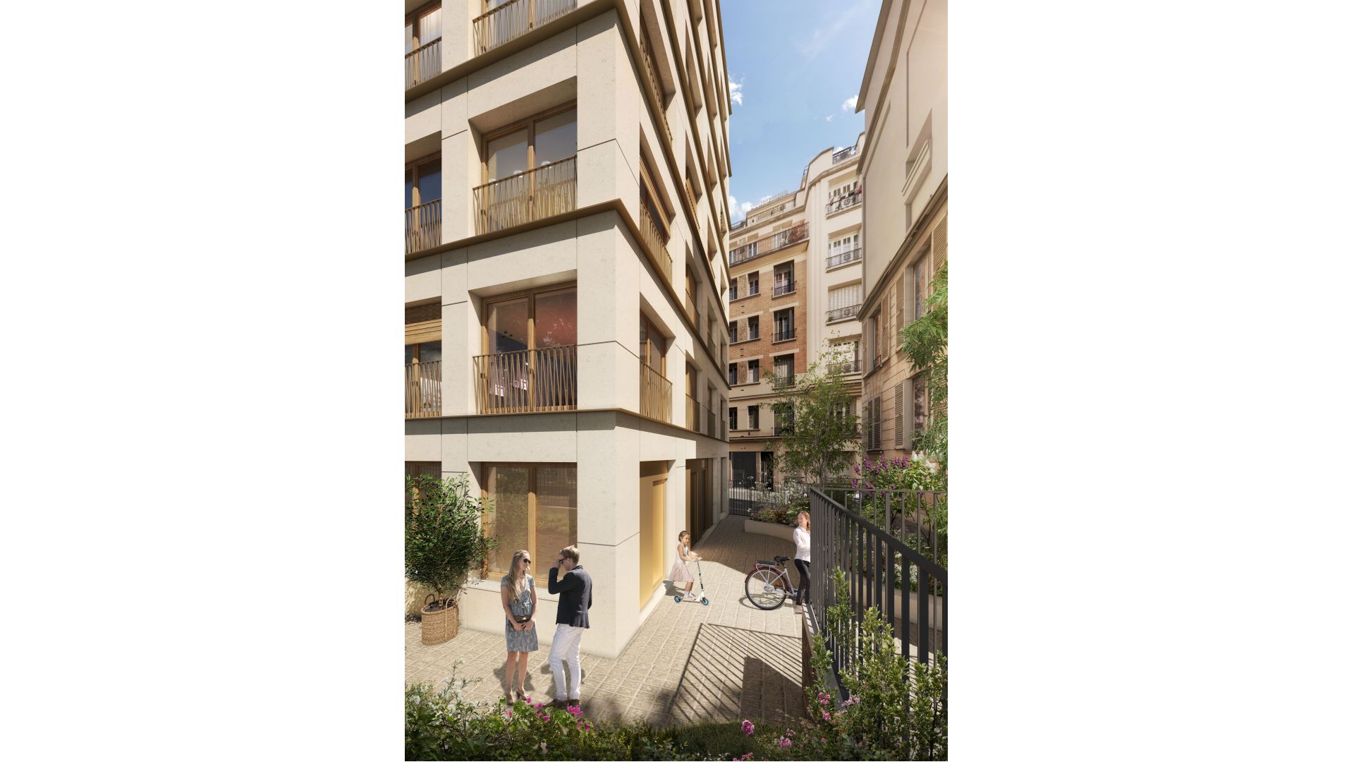Greencity immobilier - achat appartements neufs du T1Bis  au T5 - Résidence Passage Saint-Mandé - Paris 12