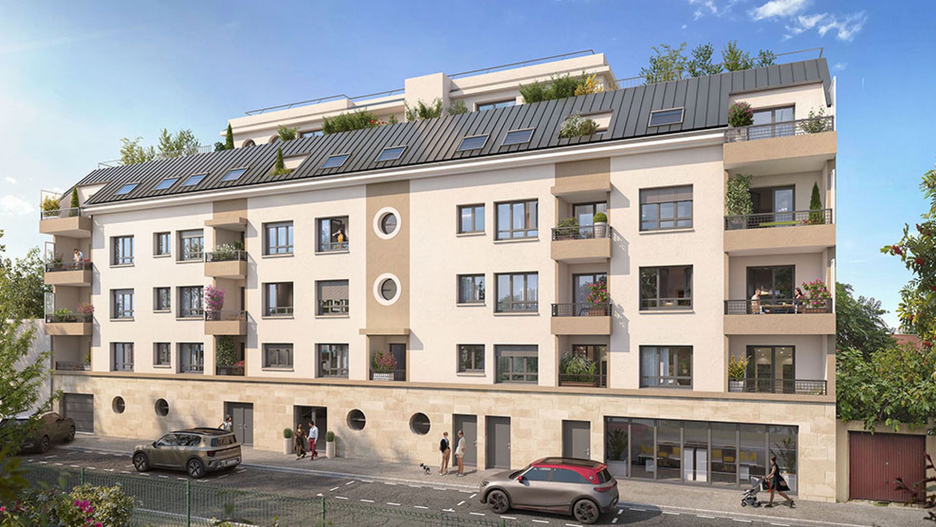 Greencity immobilier - achat appartements neufs T1 au T4 - Résidence Pavillon Léna - Aubervilliers 93300