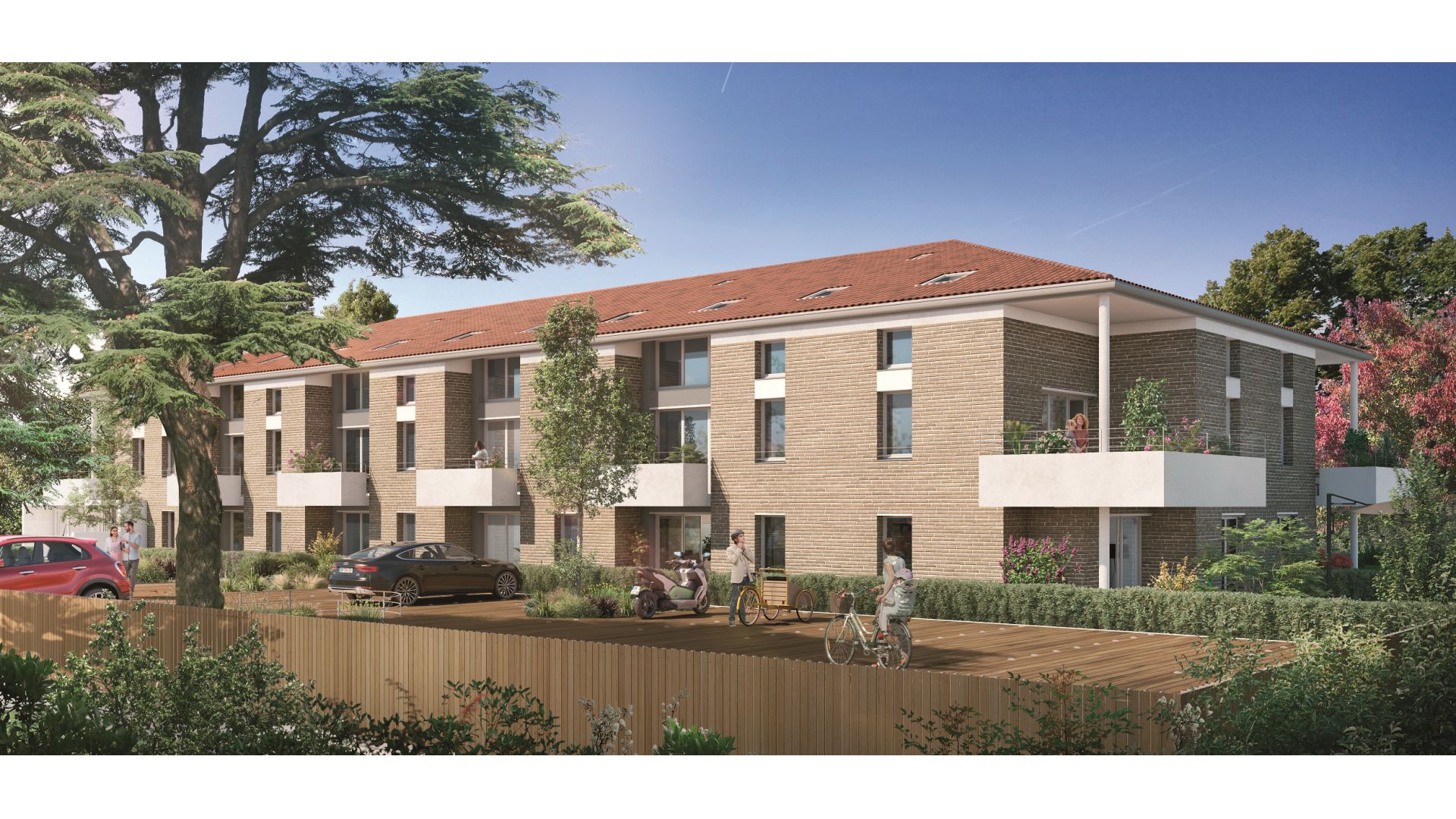 Greencity Immobilier -  Pavillon Luchet -31200 Toulouse quartier croix daurade - achat appartements du T2 au T5Duplex