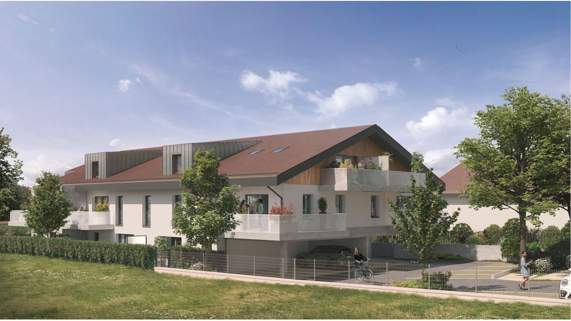 Greencity immobilier - achat appartements neufs du T2 au T4 - Résidence Amédée - 74140 Massongy